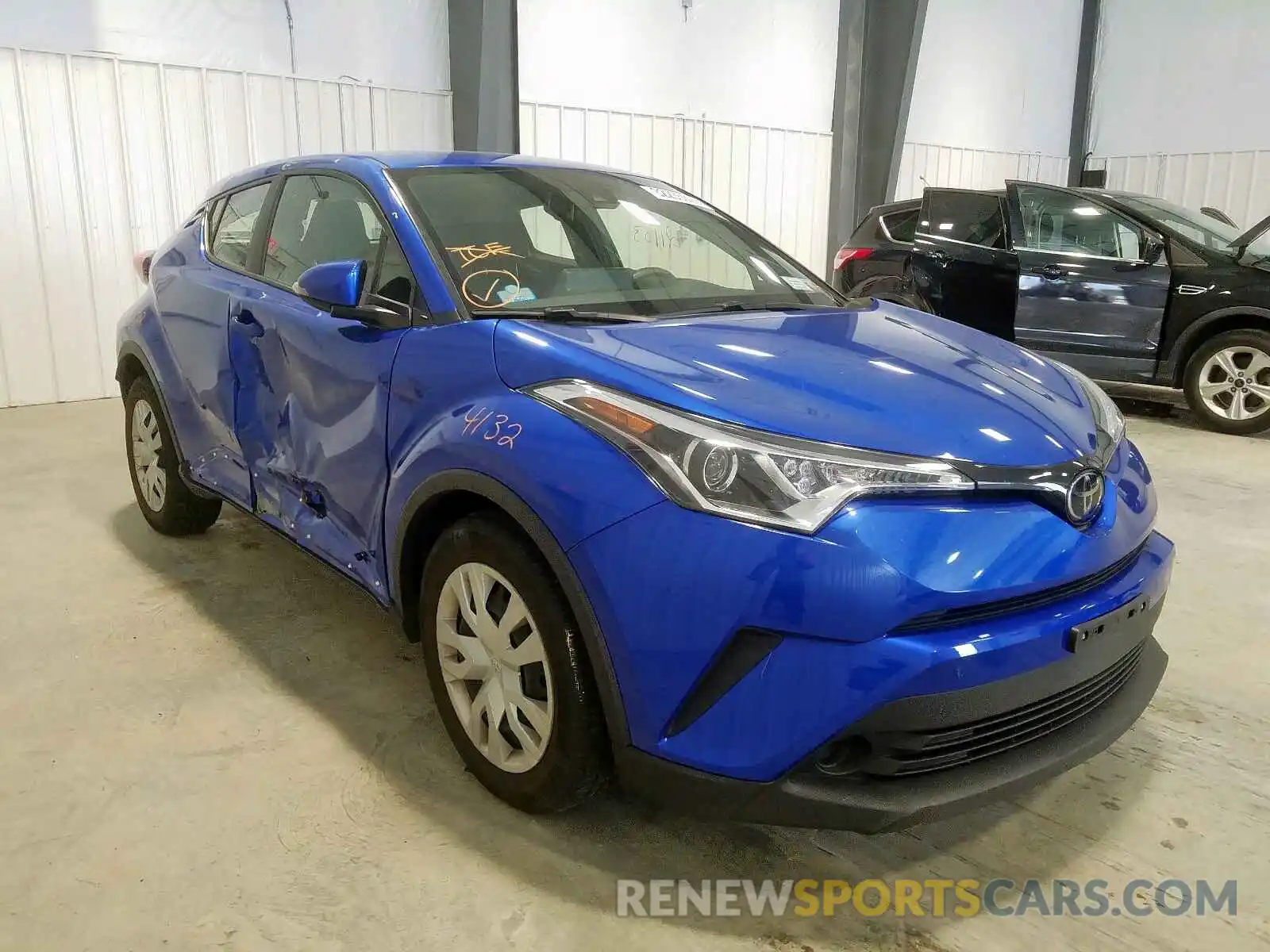 1 Photograph of a damaged car JTNKHMBX1K1016784 TOYOTA C-HR 2019