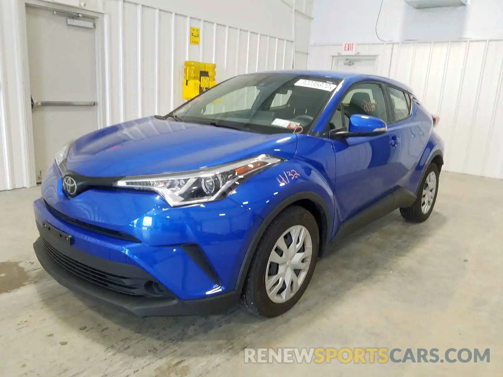 2 Photograph of a damaged car JTNKHMBX1K1016784 TOYOTA C-HR 2019