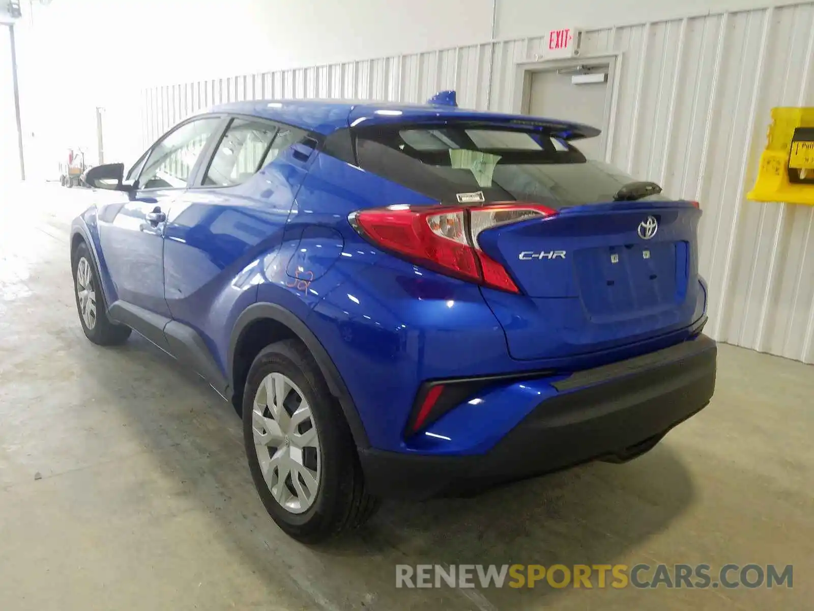 3 Photograph of a damaged car JTNKHMBX1K1016784 TOYOTA C-HR 2019