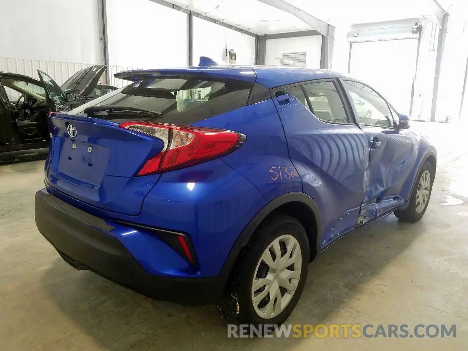 4 Photograph of a damaged car JTNKHMBX1K1016784 TOYOTA C-HR 2019