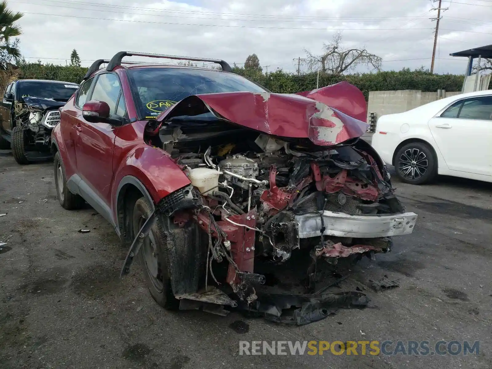 1 Photograph of a damaged car JTNKHMBX1K1016932 TOYOTA C-HR 2019