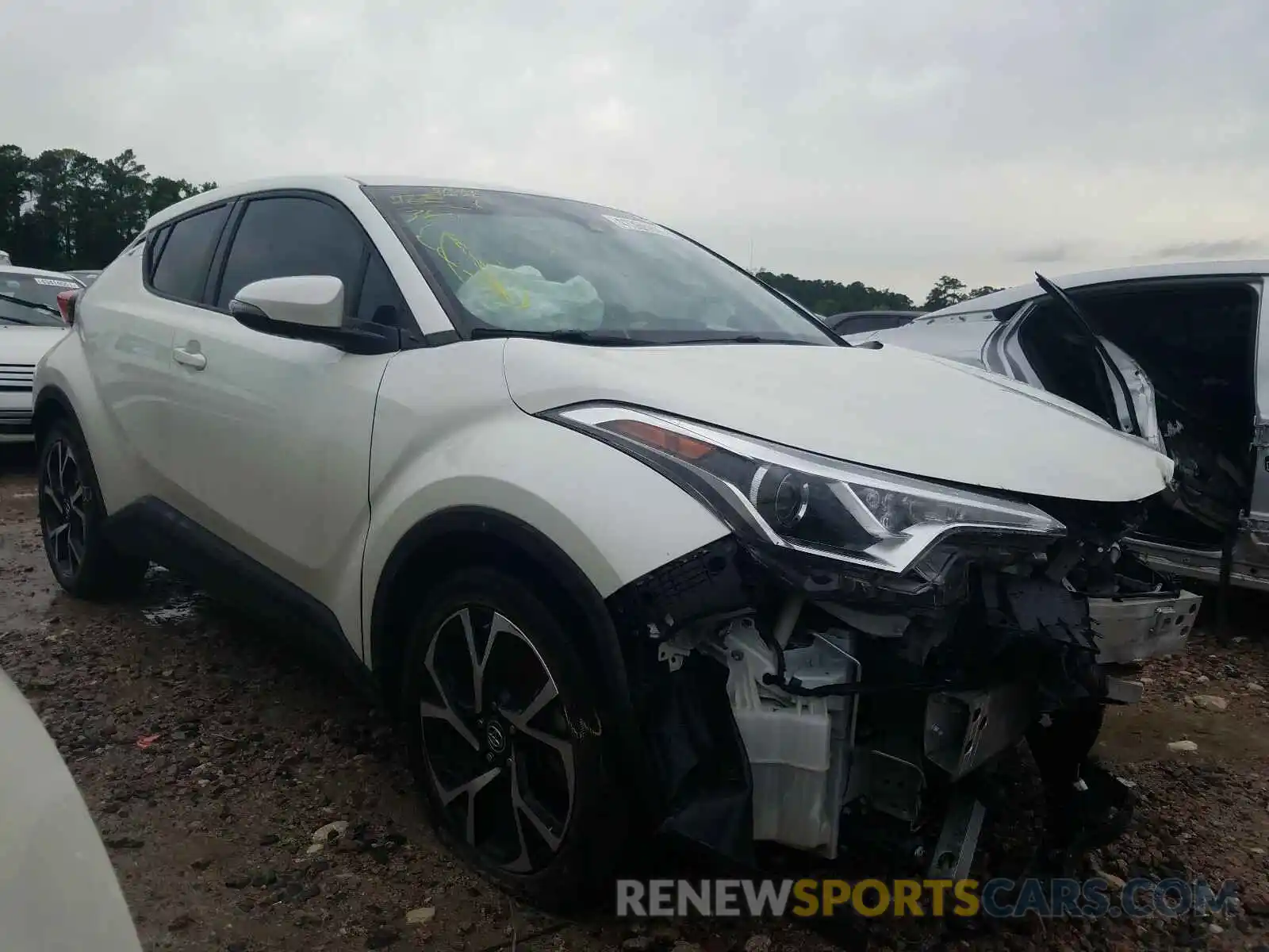 1 Photograph of a damaged car JTNKHMBX1K1017112 TOYOTA C-HR 2019