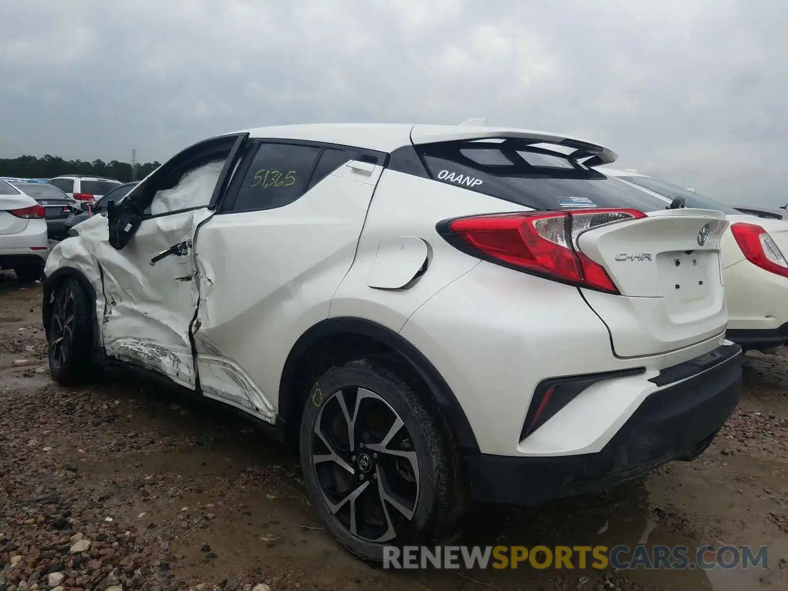 3 Photograph of a damaged car JTNKHMBX1K1017112 TOYOTA C-HR 2019