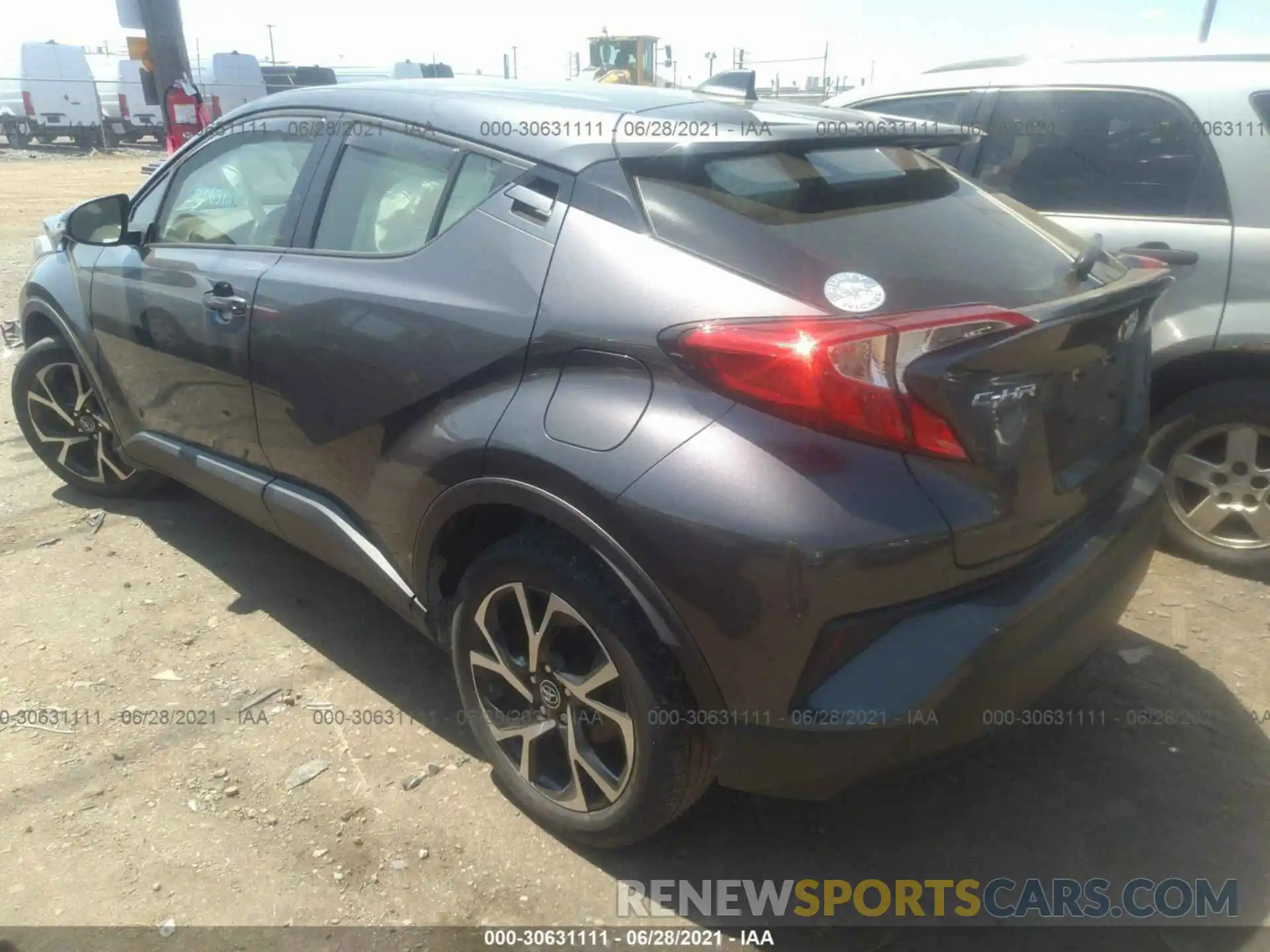 3 Photograph of a damaged car JTNKHMBX1K1019376 TOYOTA C-HR 2019