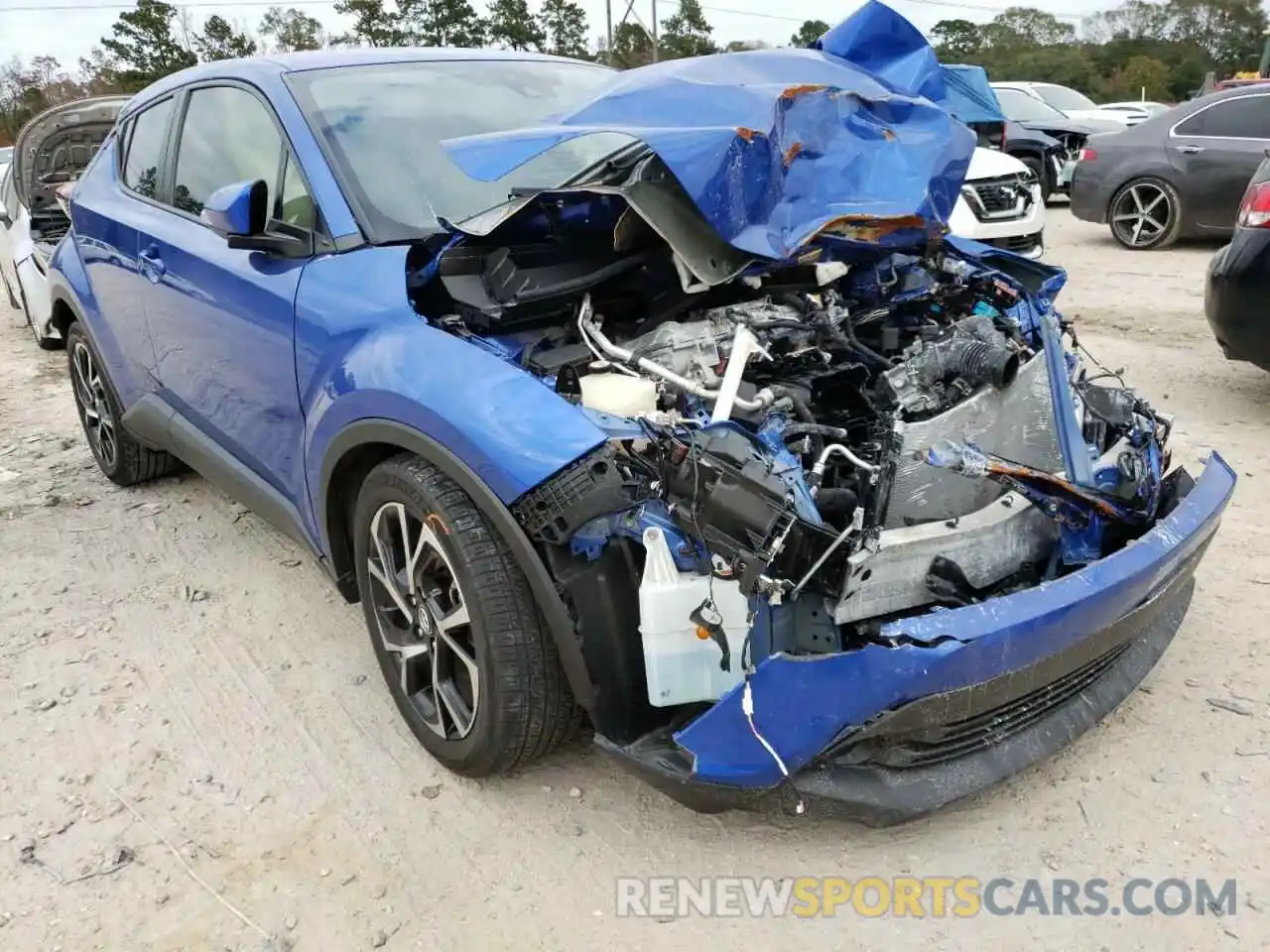 1 Photograph of a damaged car JTNKHMBX1K1019944 TOYOTA C-HR 2019