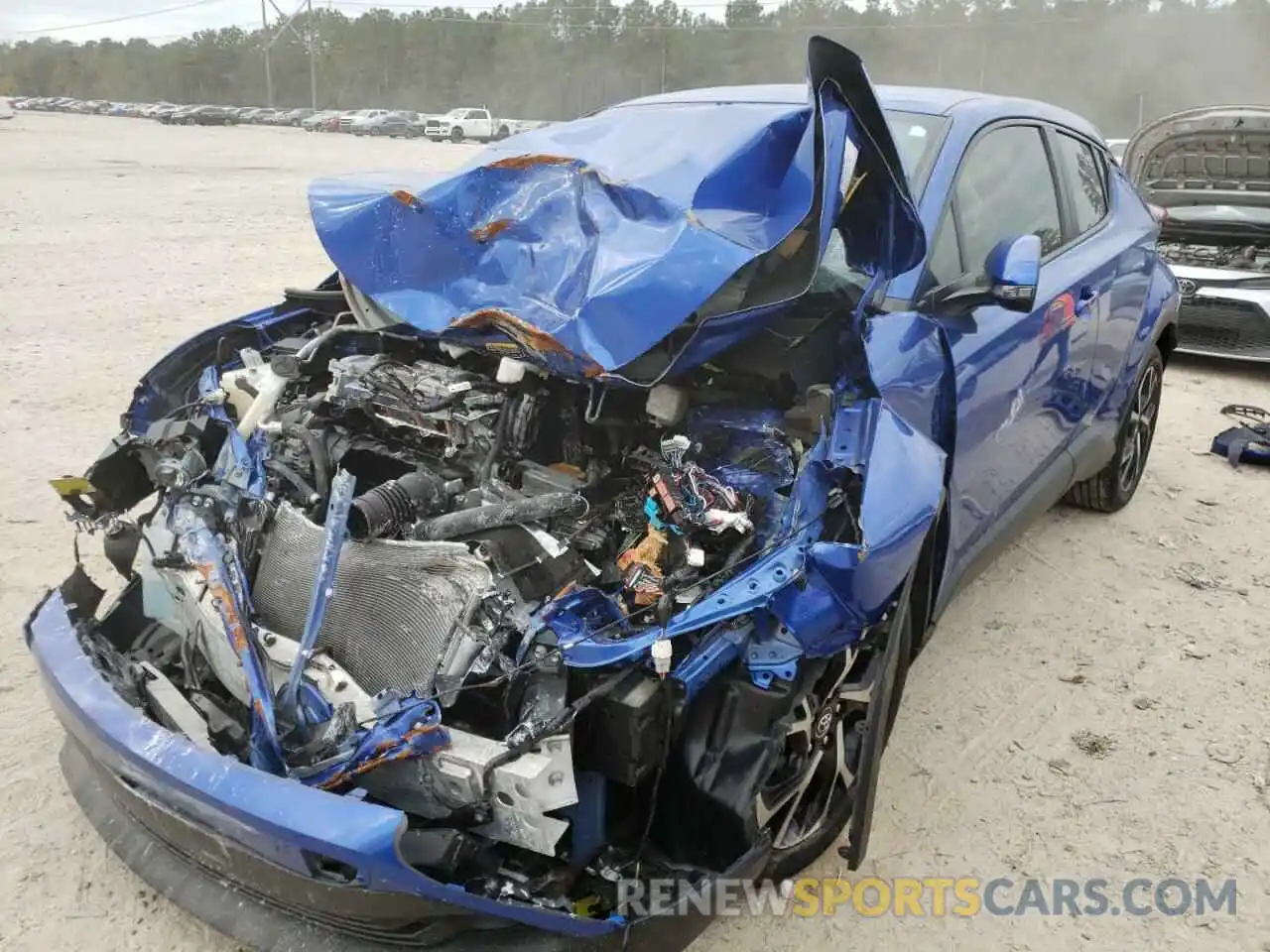 2 Photograph of a damaged car JTNKHMBX1K1019944 TOYOTA C-HR 2019