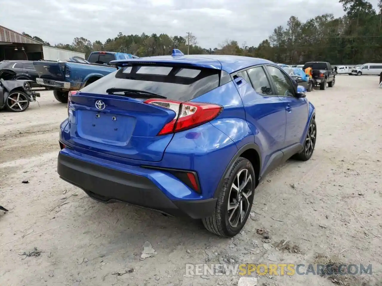 4 Photograph of a damaged car JTNKHMBX1K1019944 TOYOTA C-HR 2019