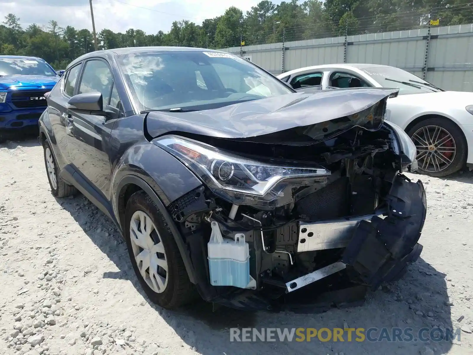 1 Photograph of a damaged car JTNKHMBX1K1020186 TOYOTA C-HR 2019