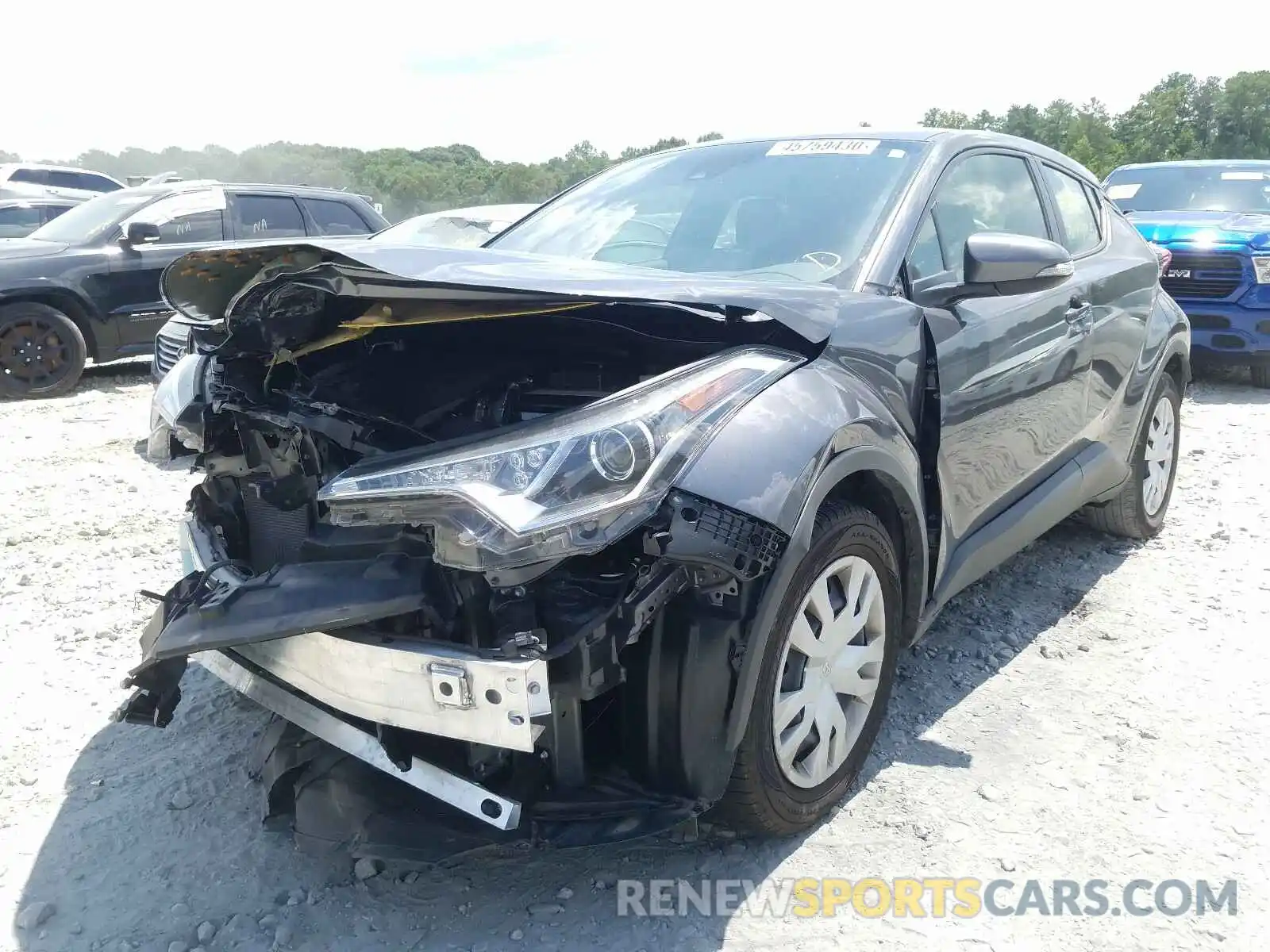 2 Photograph of a damaged car JTNKHMBX1K1020186 TOYOTA C-HR 2019