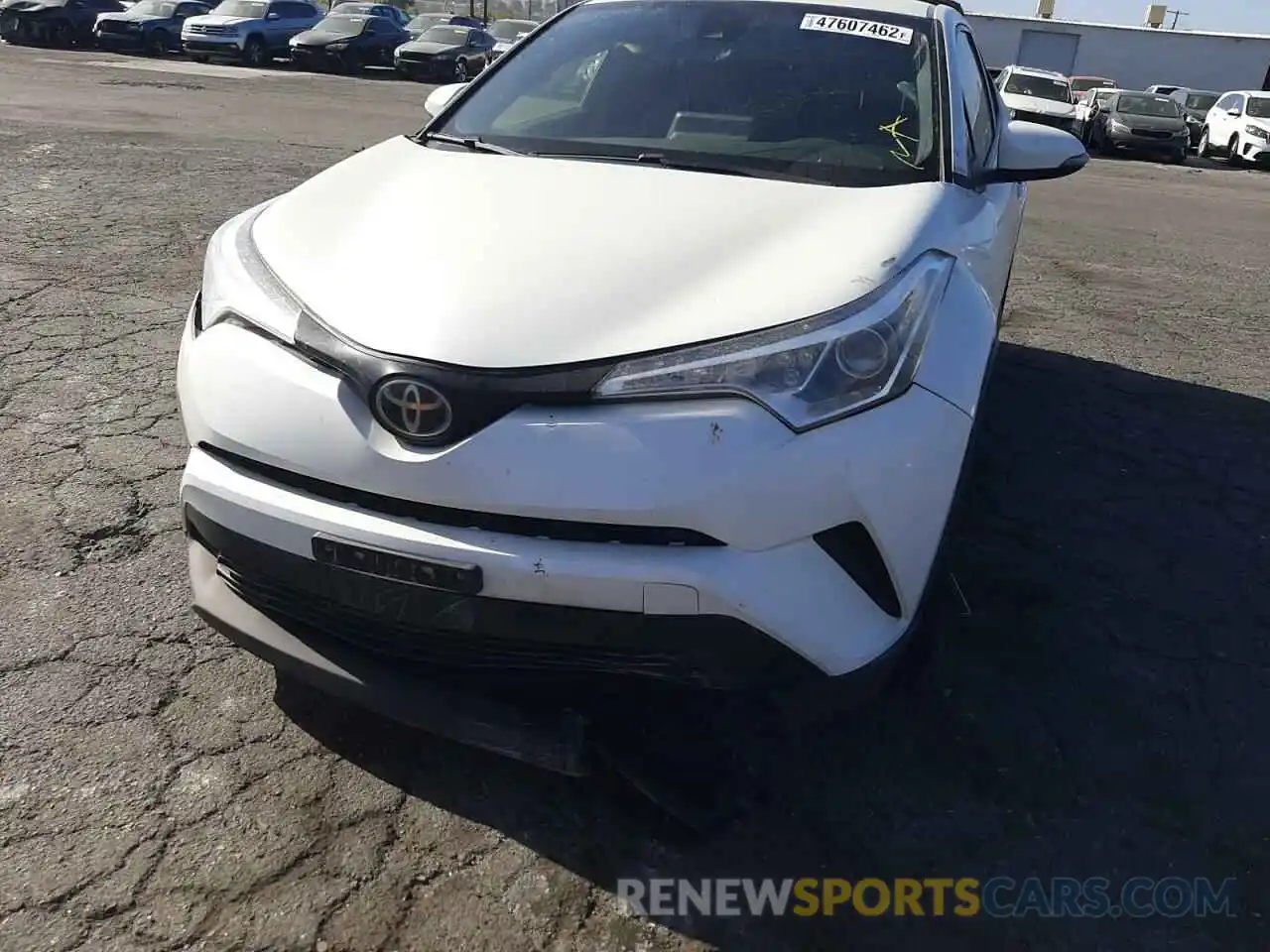 9 Photograph of a damaged car JTNKHMBX1K1020351 TOYOTA C-HR 2019