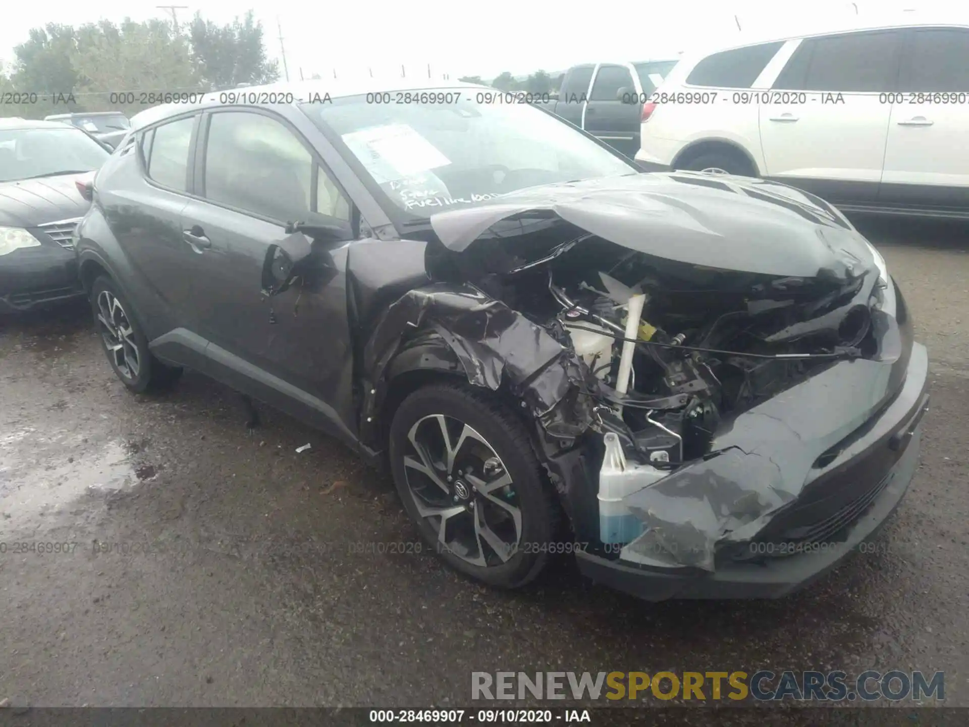 1 Photograph of a damaged car JTNKHMBX1K1021029 TOYOTA C-HR 2019