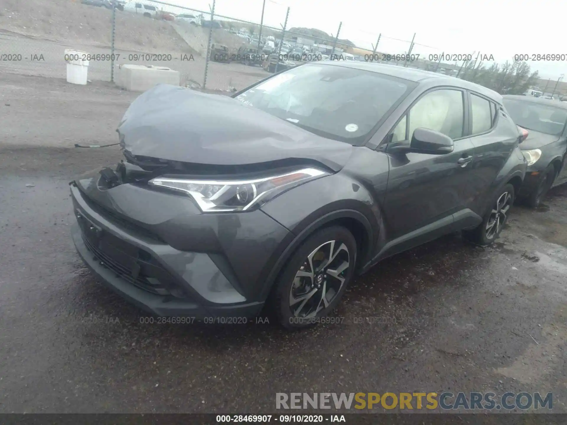 2 Photograph of a damaged car JTNKHMBX1K1021029 TOYOTA C-HR 2019