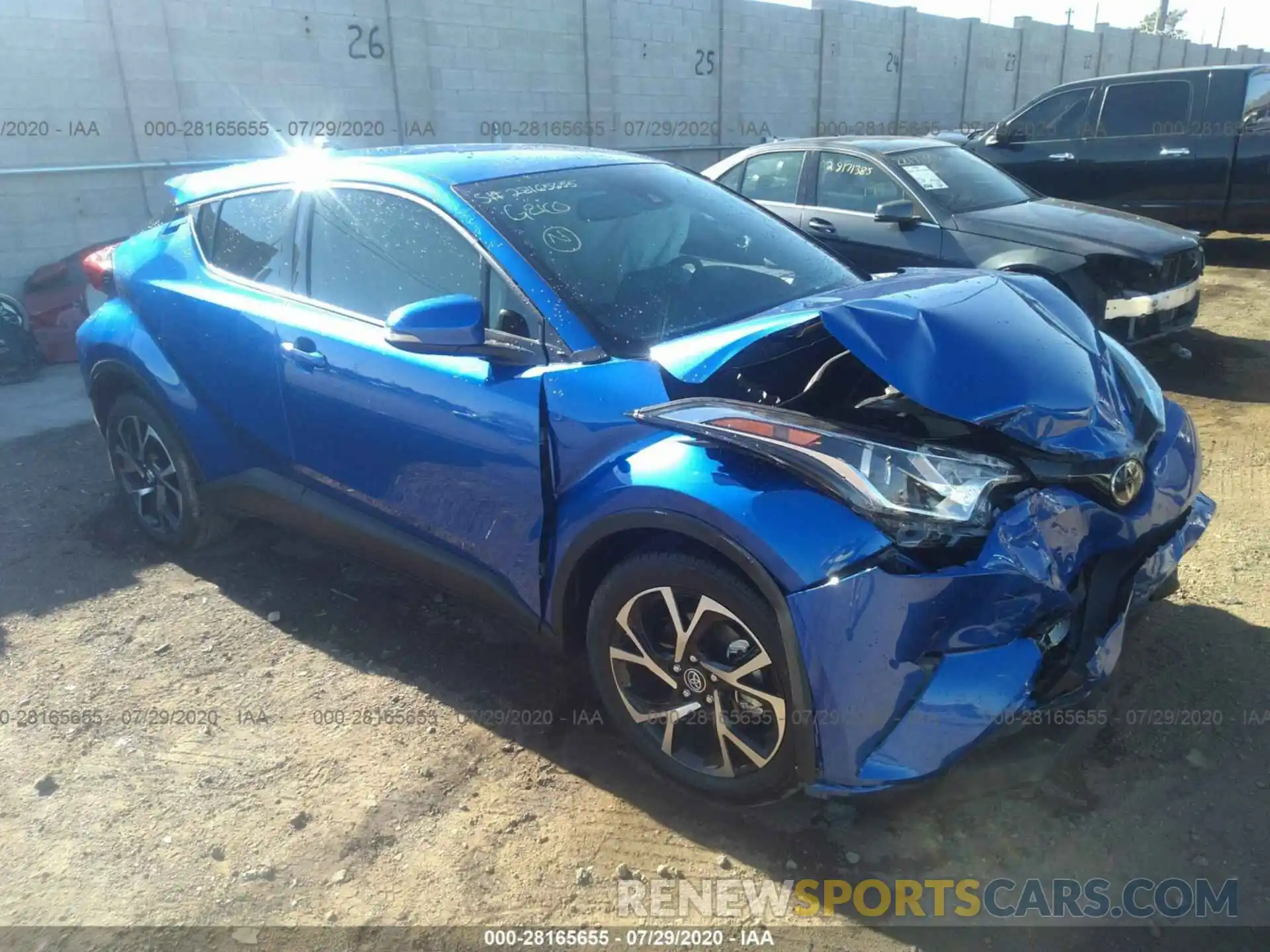 1 Photograph of a damaged car JTNKHMBX1K1023010 TOYOTA C-HR 2019