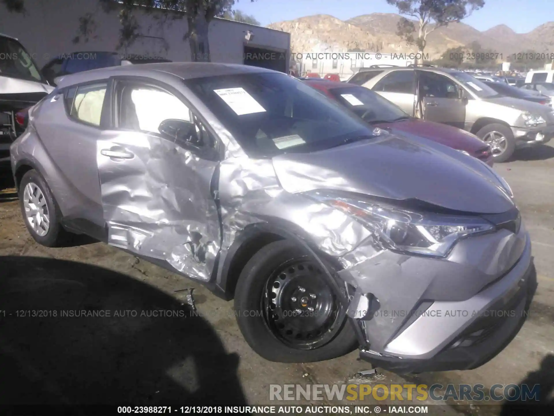 1 Photograph of a damaged car JTNKHMBX1K1023721 TOYOTA C-HR 2019