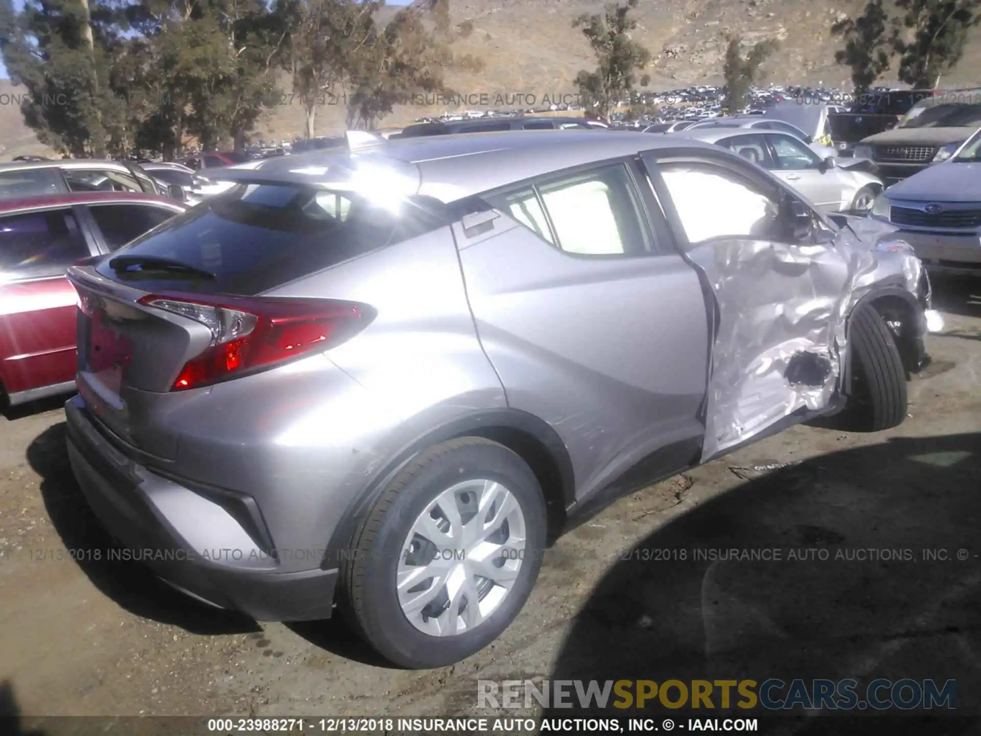 4 Photograph of a damaged car JTNKHMBX1K1023721 TOYOTA C-HR 2019