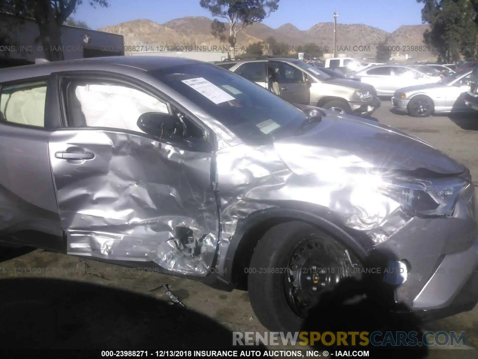 6 Photograph of a damaged car JTNKHMBX1K1023721 TOYOTA C-HR 2019