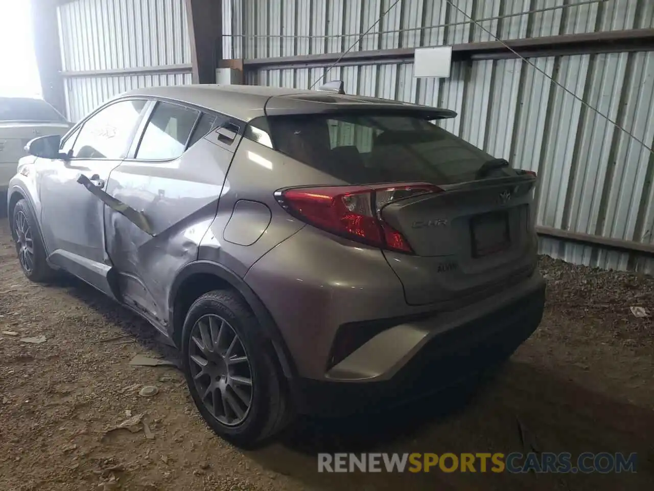 3 Photograph of a damaged car JTNKHMBX1K1024478 TOYOTA C-HR 2019