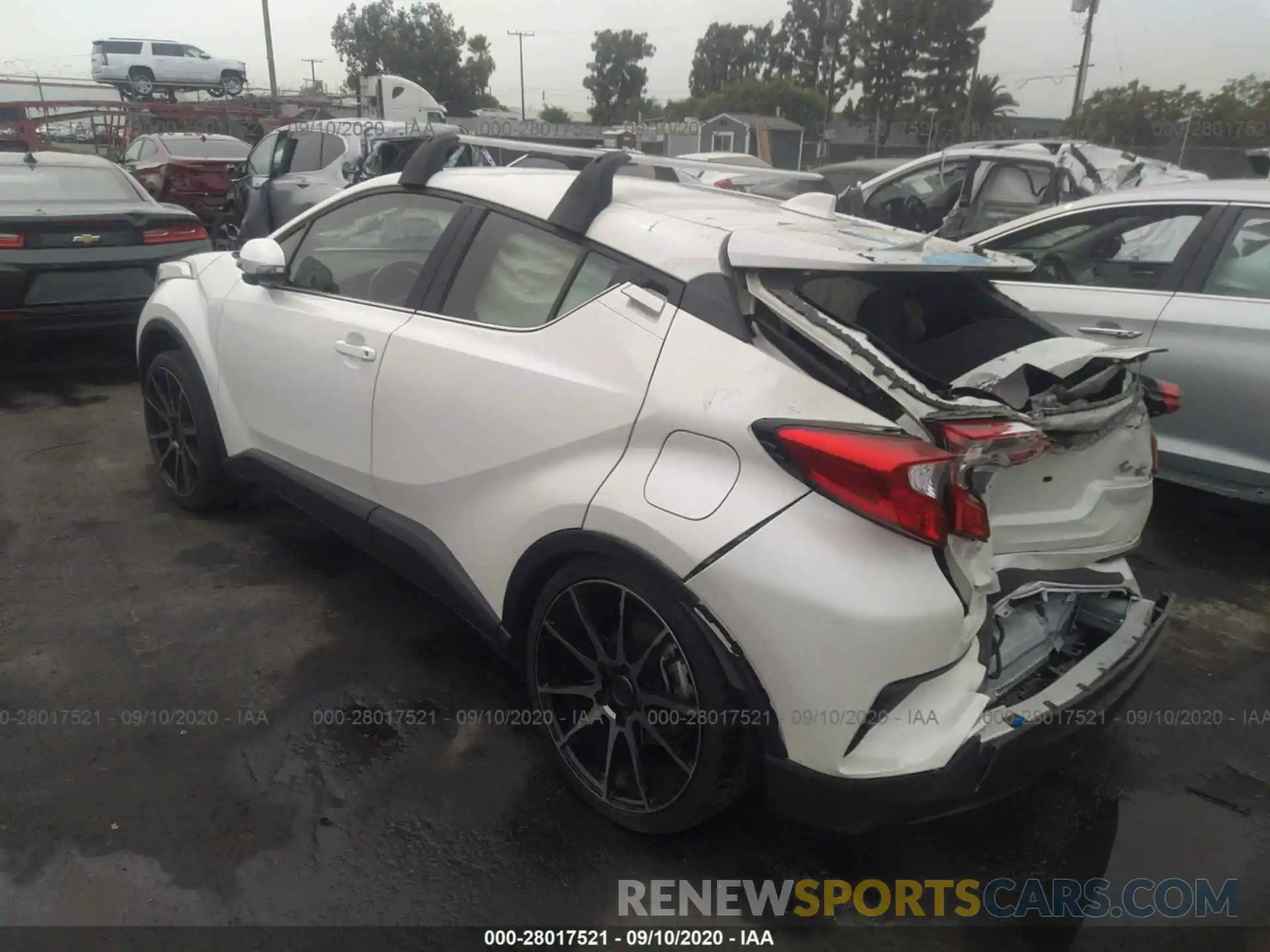 3 Photograph of a damaged car JTNKHMBX1K1024514 TOYOTA C-HR 2019