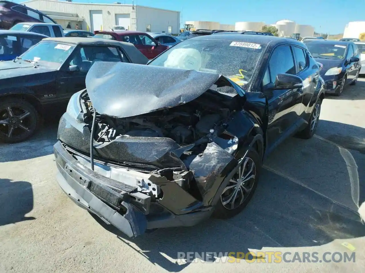 2 Photograph of a damaged car JTNKHMBX1K1025047 TOYOTA C-HR 2019