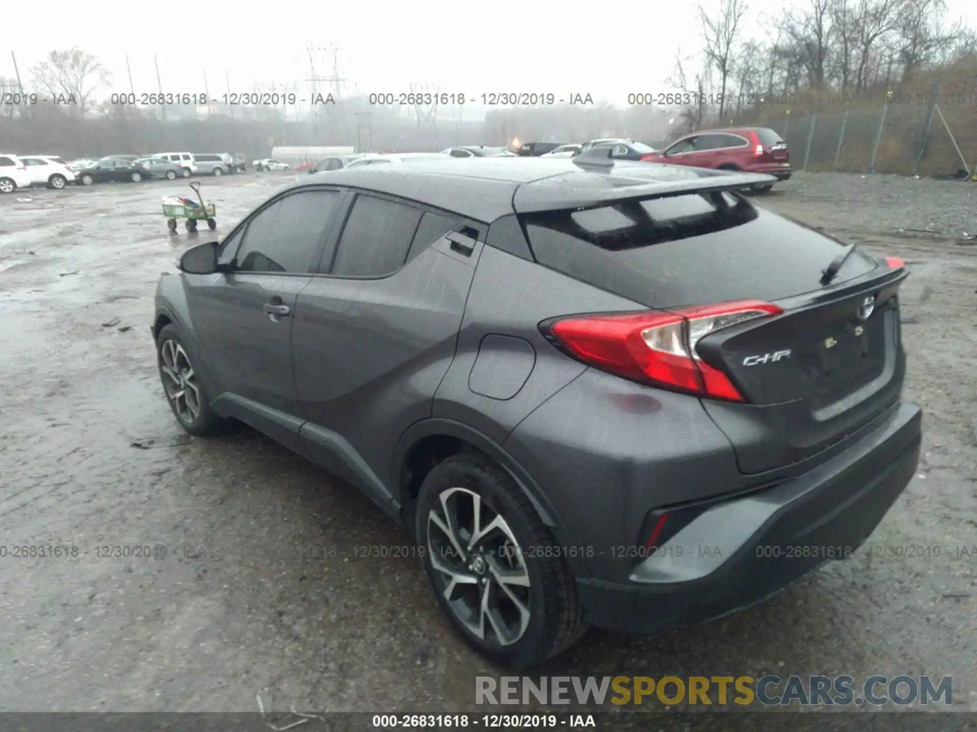 3 Photograph of a damaged car JTNKHMBX1K1025386 TOYOTA C-HR 2019