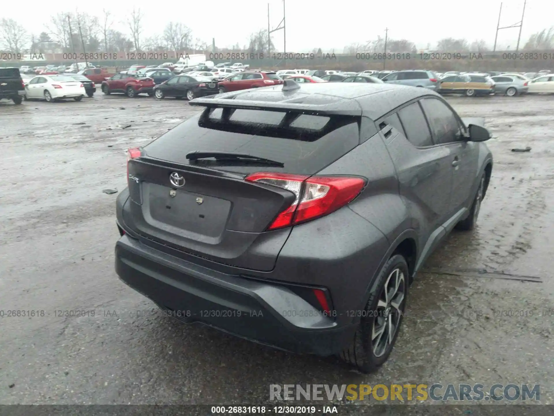 4 Photograph of a damaged car JTNKHMBX1K1025386 TOYOTA C-HR 2019