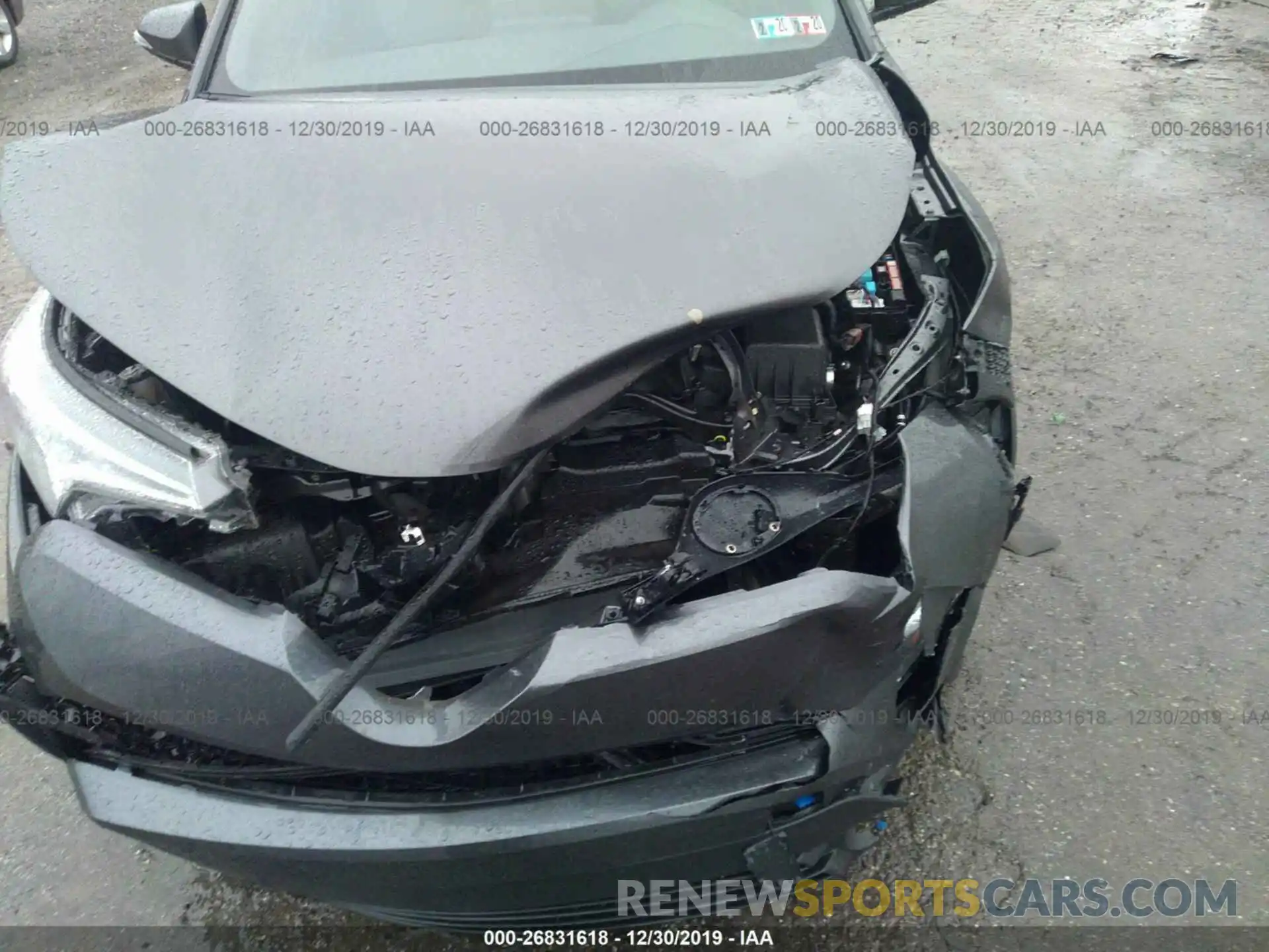 6 Photograph of a damaged car JTNKHMBX1K1025386 TOYOTA C-HR 2019