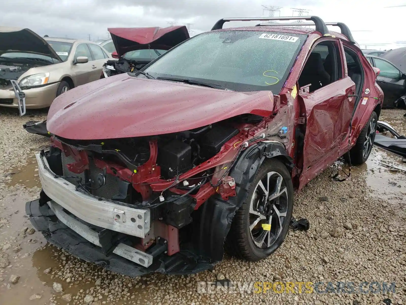 2 Photograph of a damaged car JTNKHMBX1K1025792 TOYOTA C-HR 2019