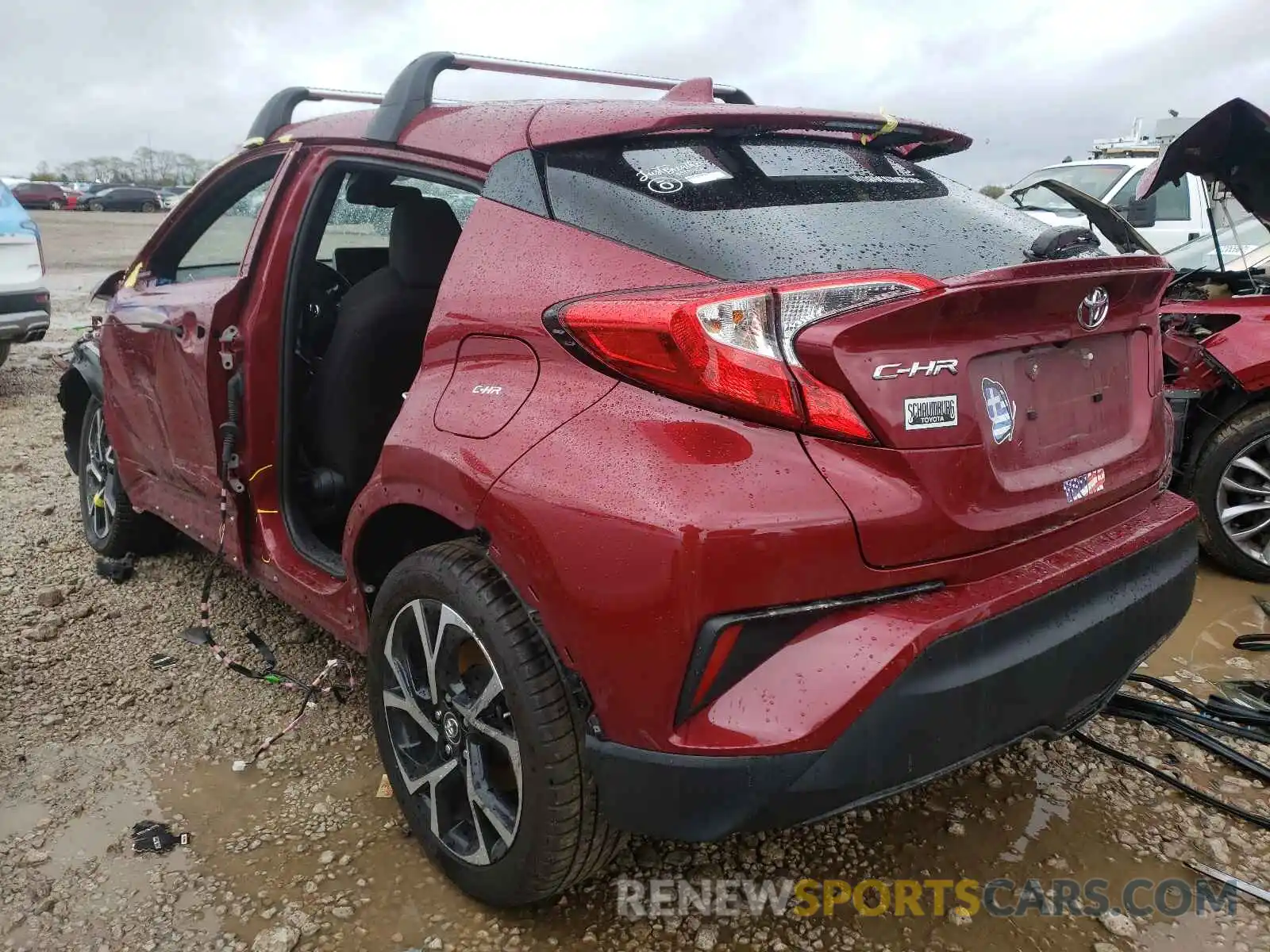 3 Photograph of a damaged car JTNKHMBX1K1025792 TOYOTA C-HR 2019