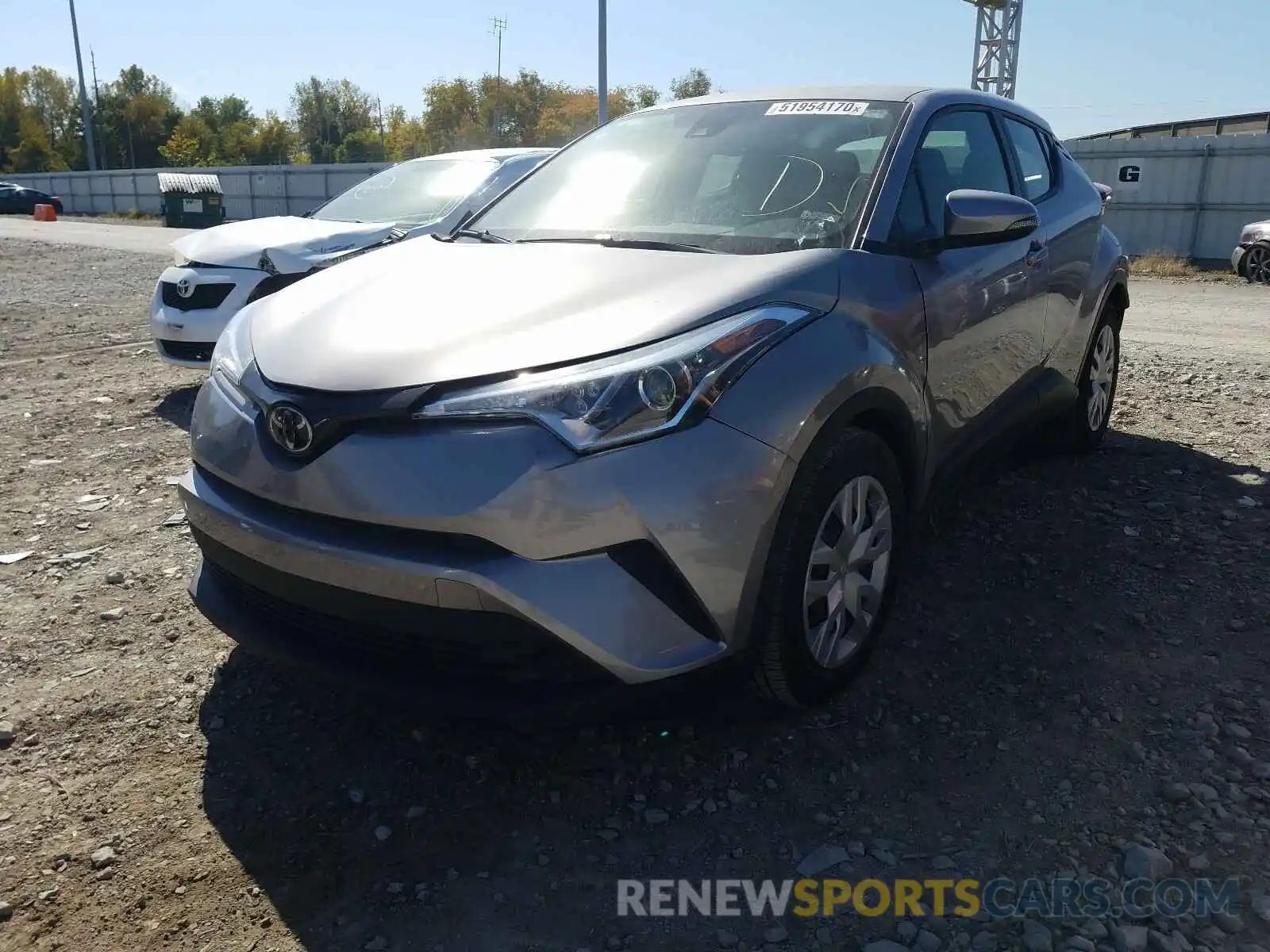 2 Photograph of a damaged car JTNKHMBX1K1025811 TOYOTA C-HR 2019