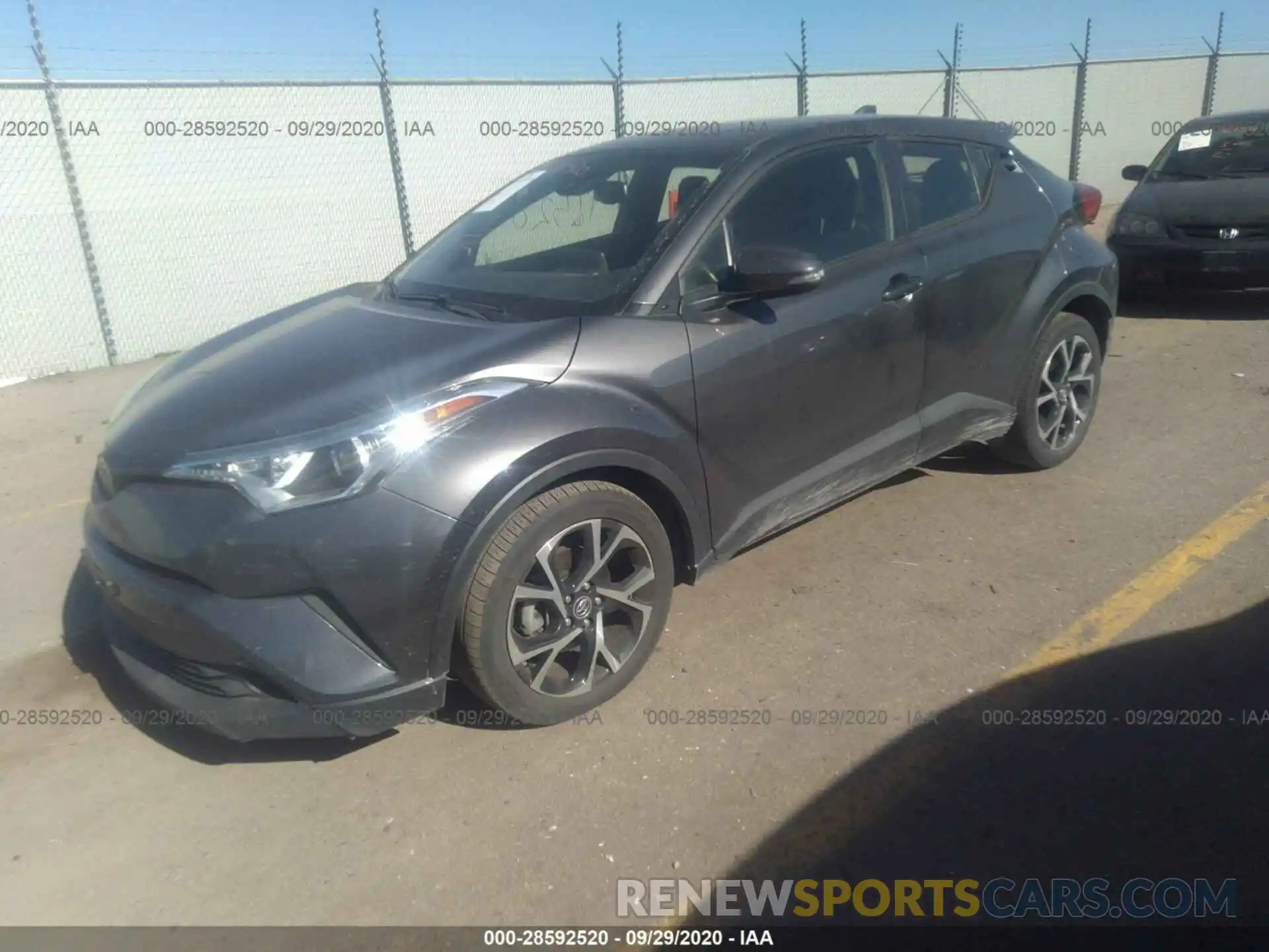 2 Фотография поврежденного автомобиля JTNKHMBX1K1028658 TOYOTA C-HR 2019