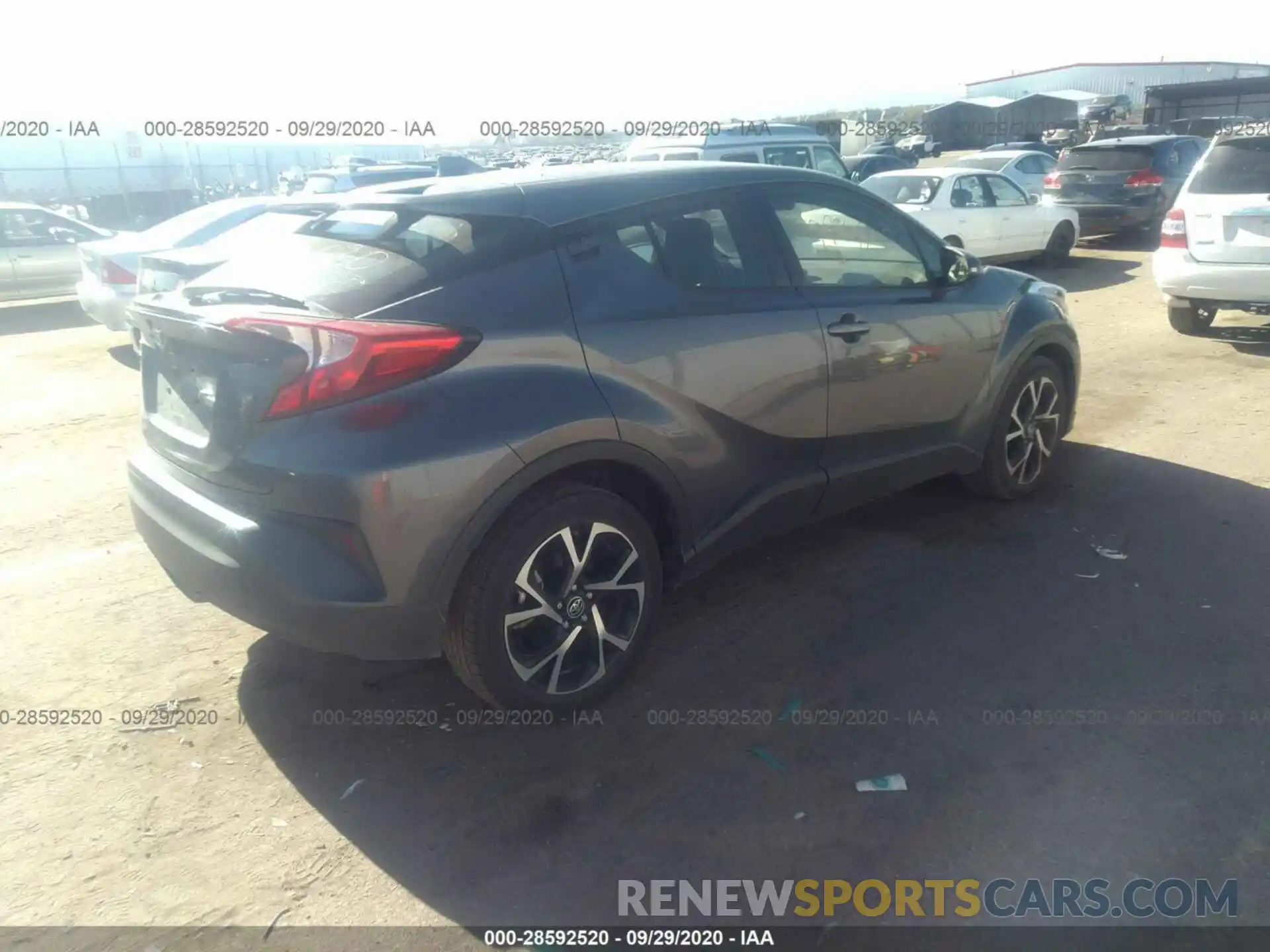 4 Photograph of a damaged car JTNKHMBX1K1028658 TOYOTA C-HR 2019