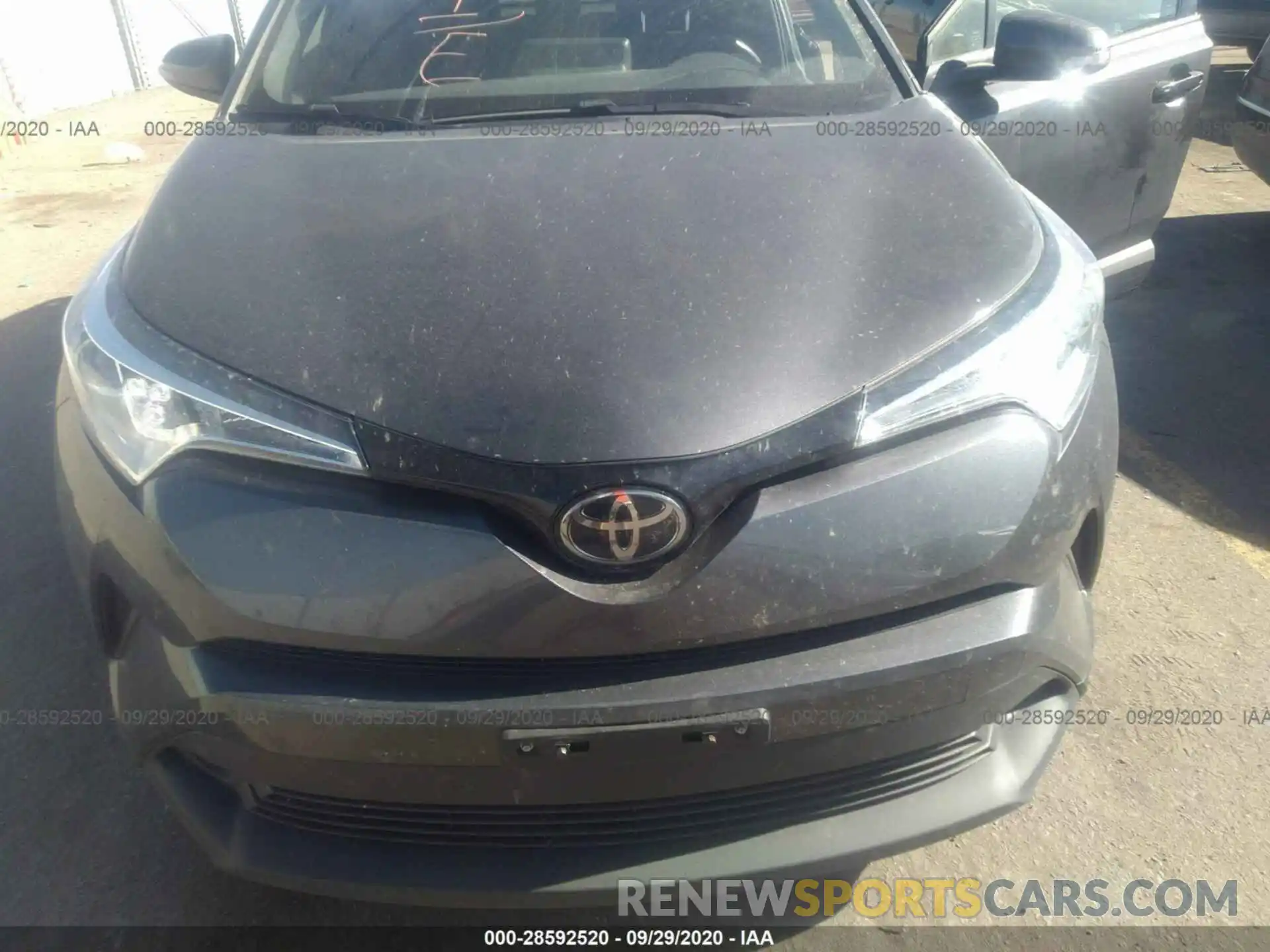 6 Photograph of a damaged car JTNKHMBX1K1028658 TOYOTA C-HR 2019