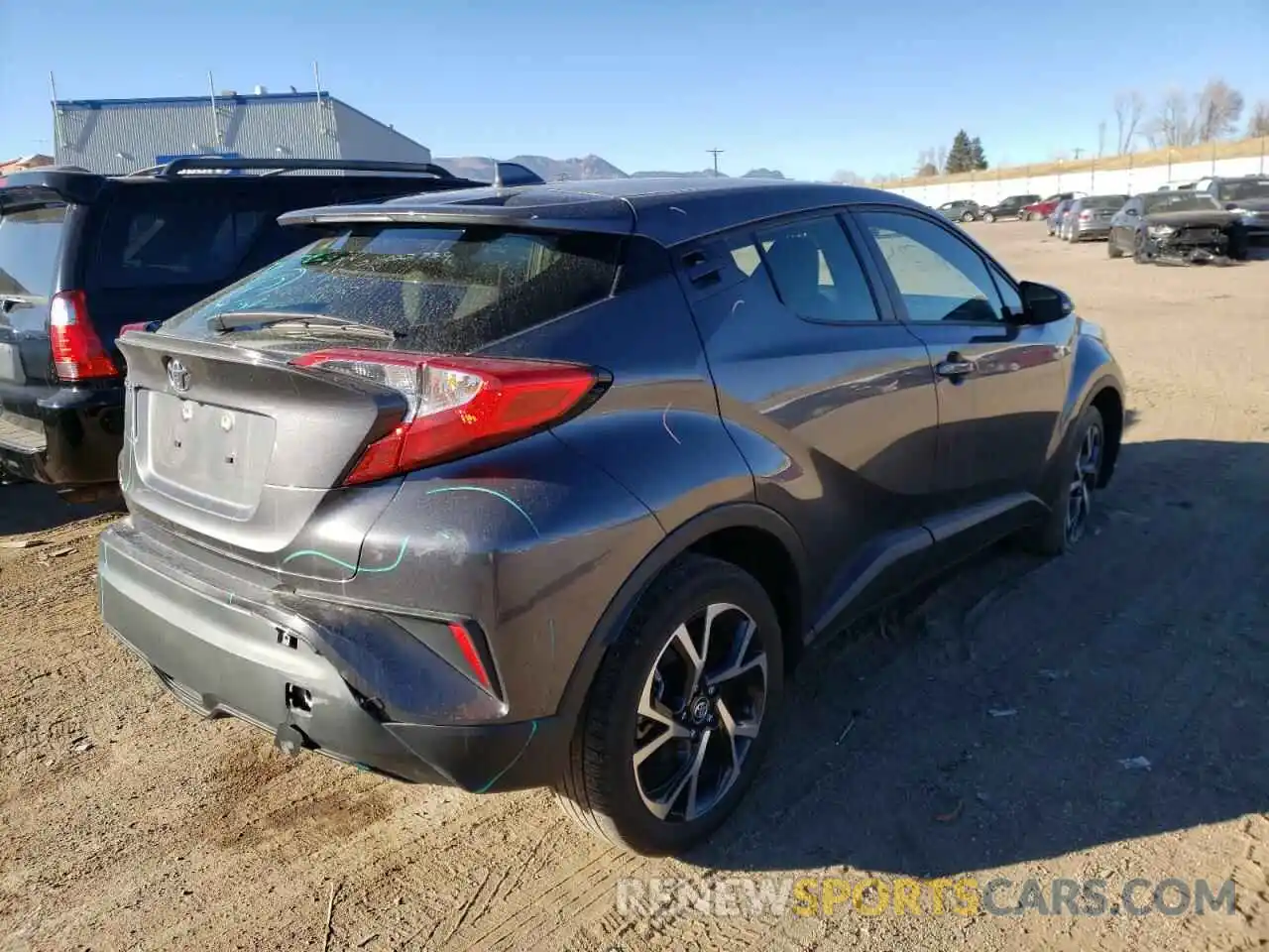 4 Photograph of a damaged car JTNKHMBX1K1029034 TOYOTA C-HR 2019