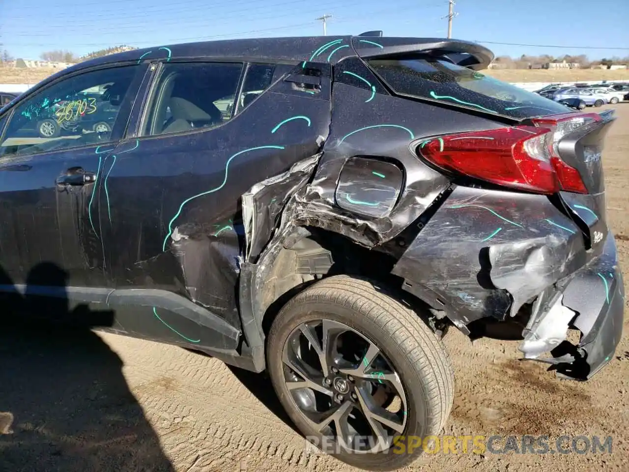 9 Photograph of a damaged car JTNKHMBX1K1029034 TOYOTA C-HR 2019