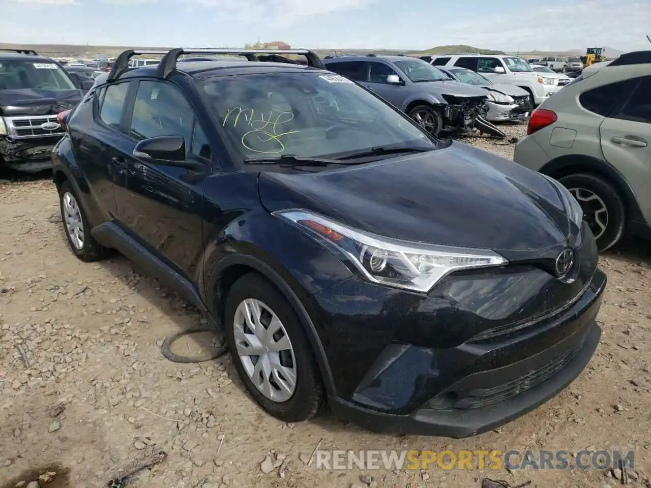 1 Photograph of a damaged car JTNKHMBX1K1029101 TOYOTA C-HR 2019