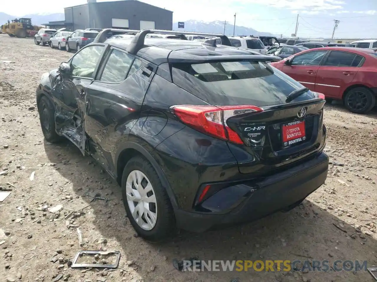 3 Photograph of a damaged car JTNKHMBX1K1029101 TOYOTA C-HR 2019