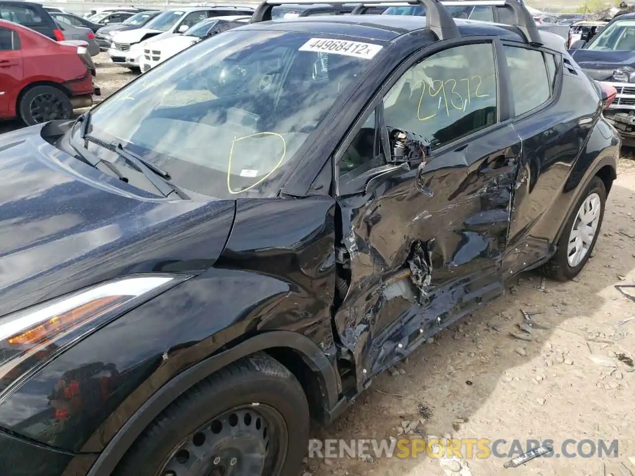 9 Photograph of a damaged car JTNKHMBX1K1029101 TOYOTA C-HR 2019