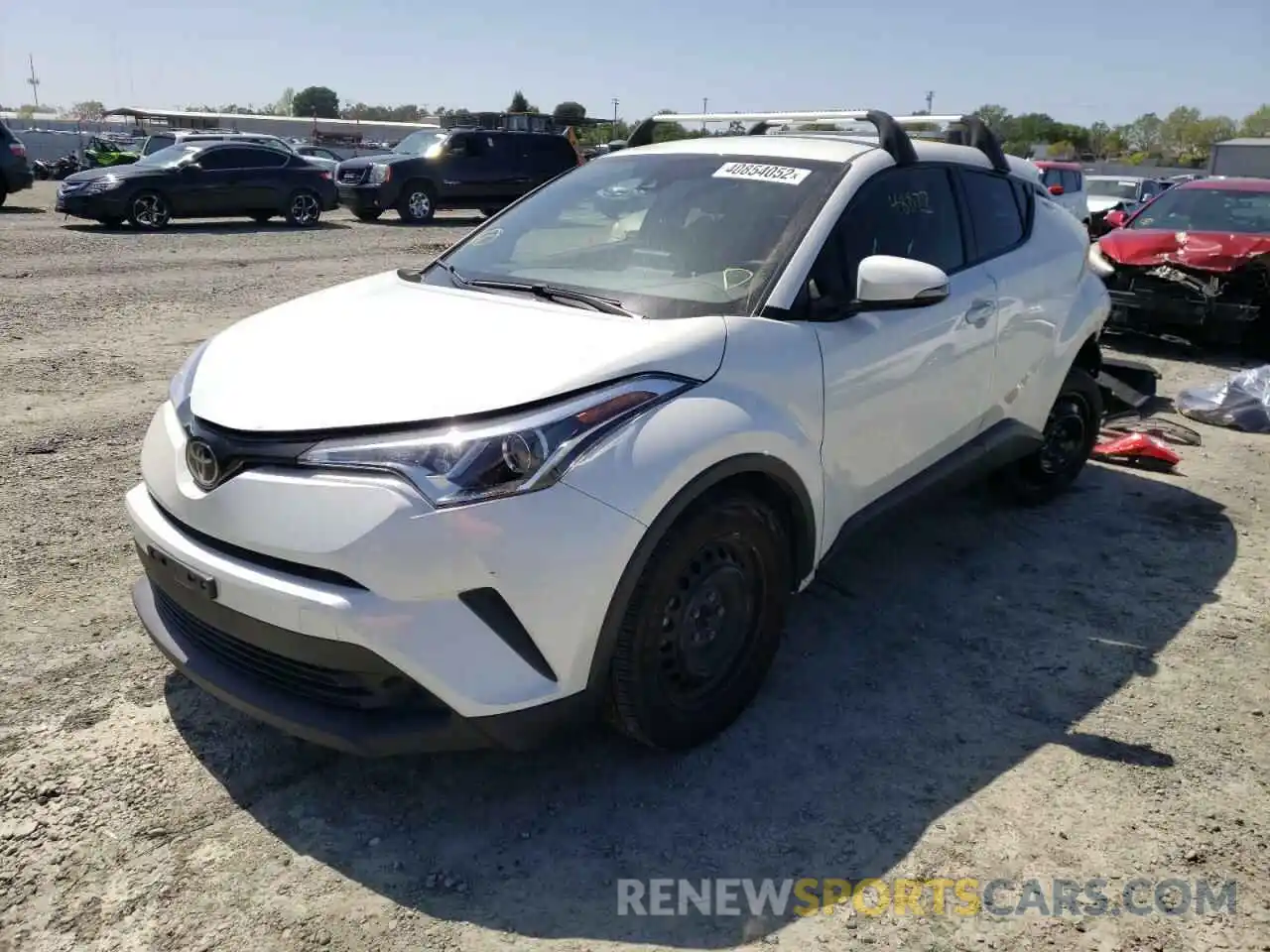 2 Photograph of a damaged car JTNKHMBX1K1029843 TOYOTA C-HR 2019