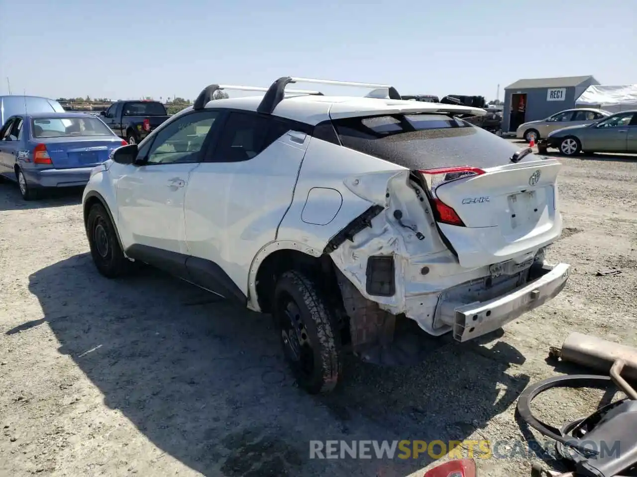 3 Photograph of a damaged car JTNKHMBX1K1029843 TOYOTA C-HR 2019