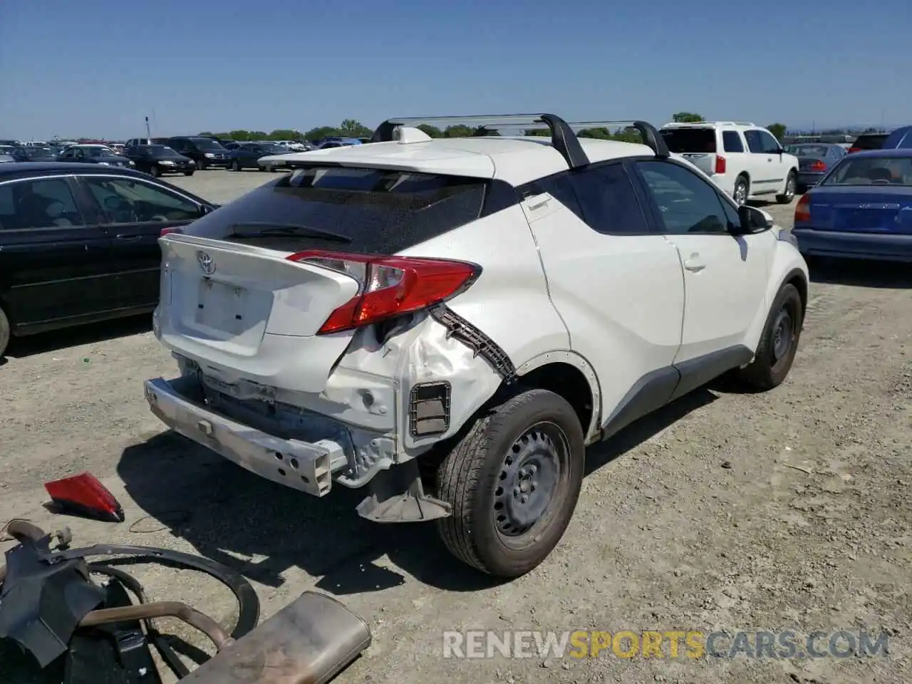 4 Photograph of a damaged car JTNKHMBX1K1029843 TOYOTA C-HR 2019