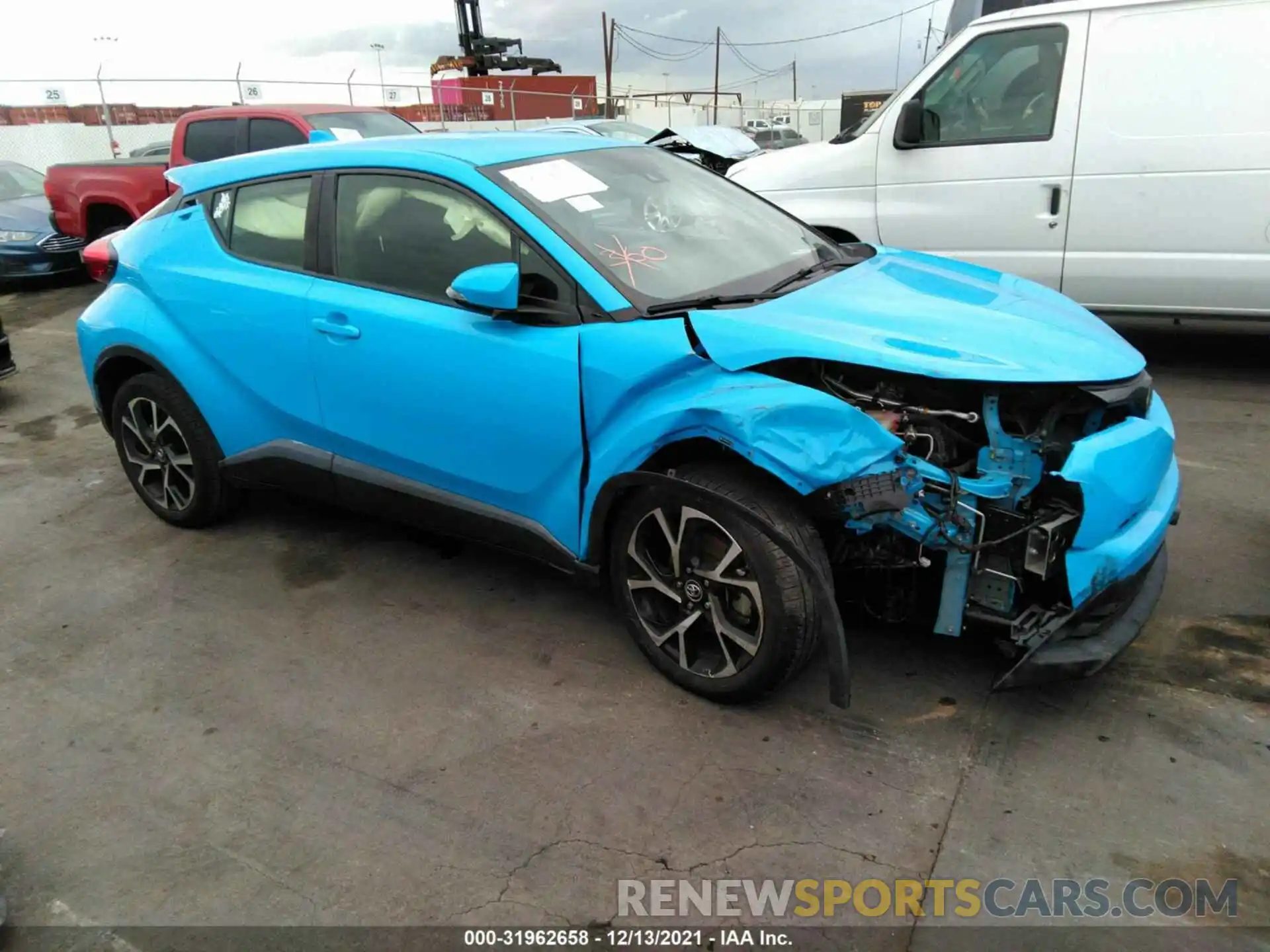 1 Photograph of a damaged car JTNKHMBX1K1030720 TOYOTA C-HR 2019