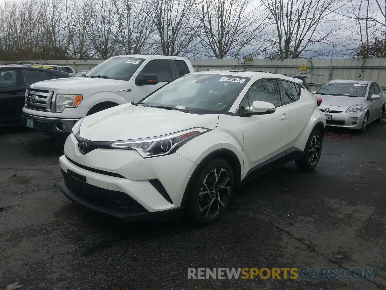 2 Photograph of a damaged car JTNKHMBX1K1030930 TOYOTA C-HR 2019