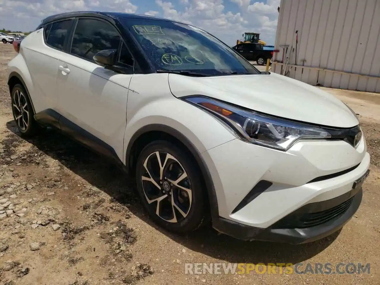 1 Photograph of a damaged car JTNKHMBX1K1031642 TOYOTA C-HR 2019