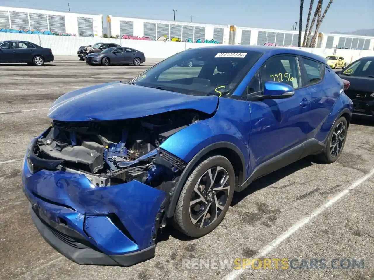 2 Photograph of a damaged car JTNKHMBX1K1032841 TOYOTA C-HR 2019