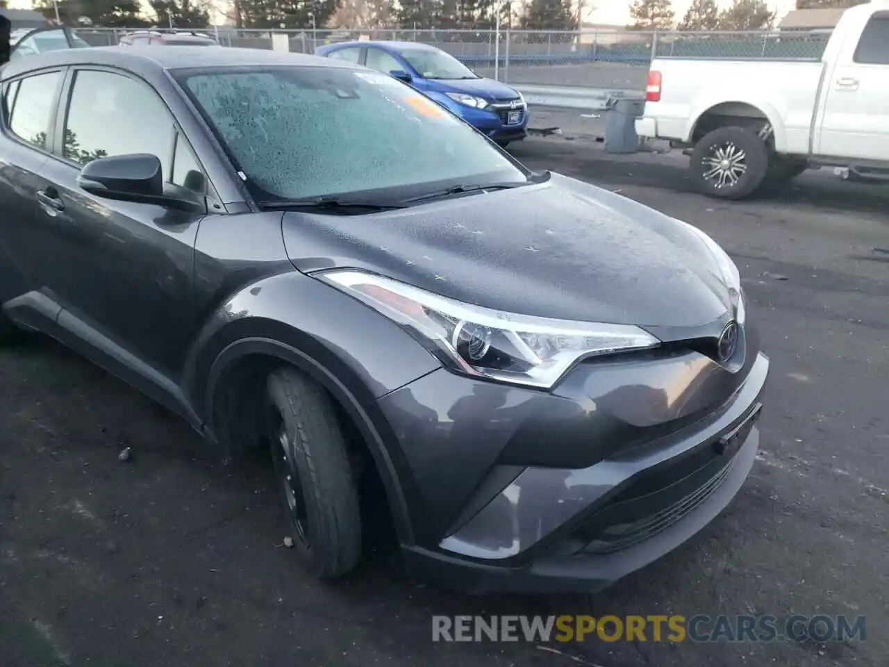 9 Photograph of a damaged car JTNKHMBX1K1033195 TOYOTA C-HR 2019