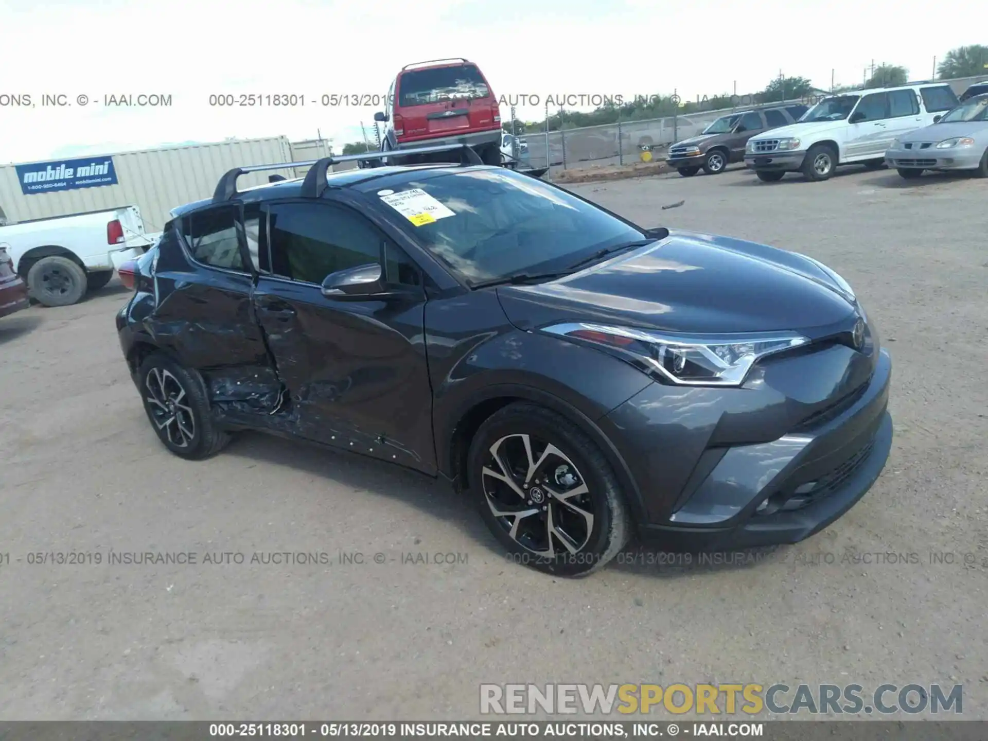 1 Photograph of a damaged car JTNKHMBX1K1034203 TOYOTA C-HR 2019