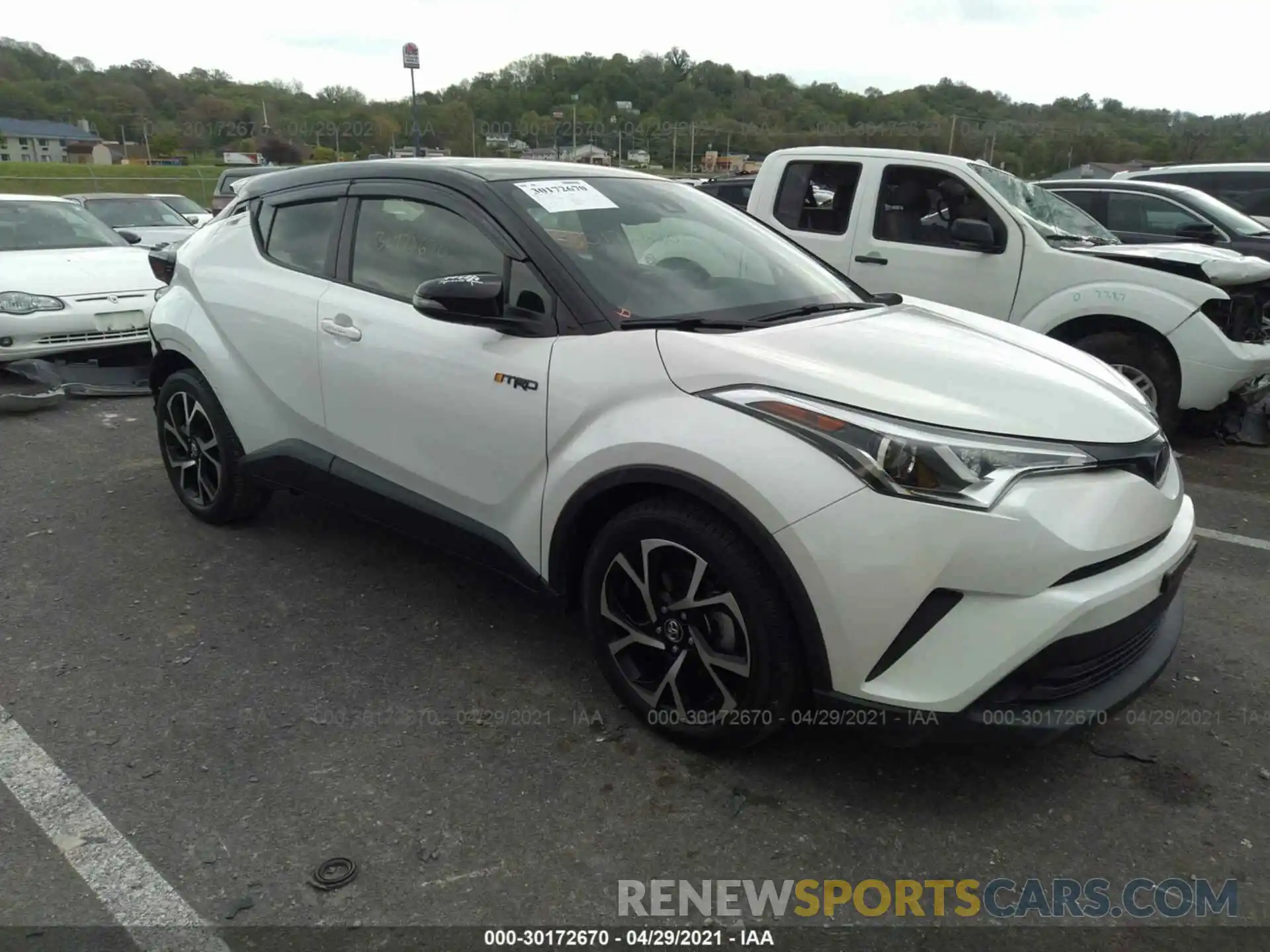 1 Photograph of a damaged car JTNKHMBX1K1034220 TOYOTA C-HR 2019