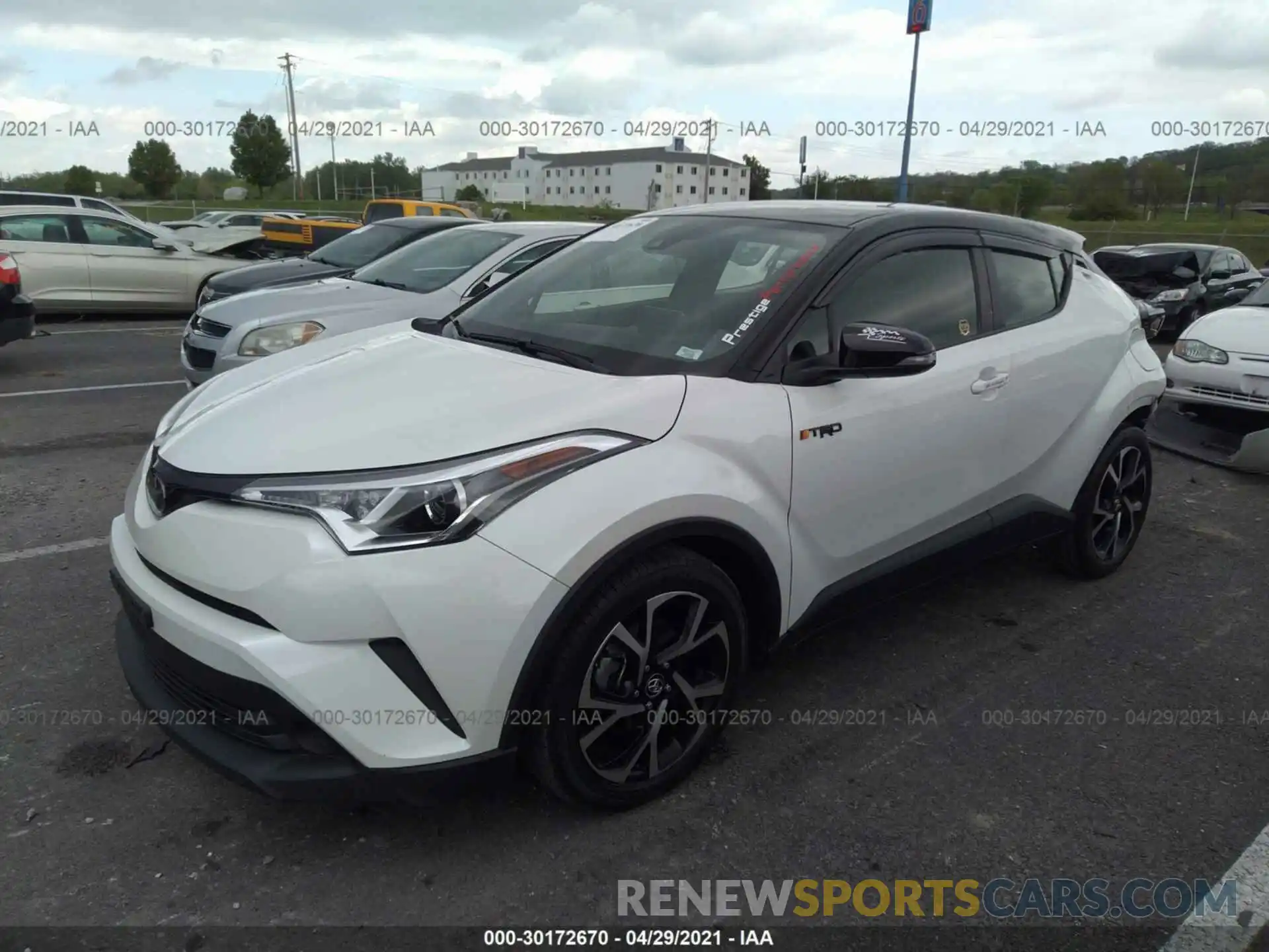 2 Фотография поврежденного автомобиля JTNKHMBX1K1034220 TOYOTA C-HR 2019