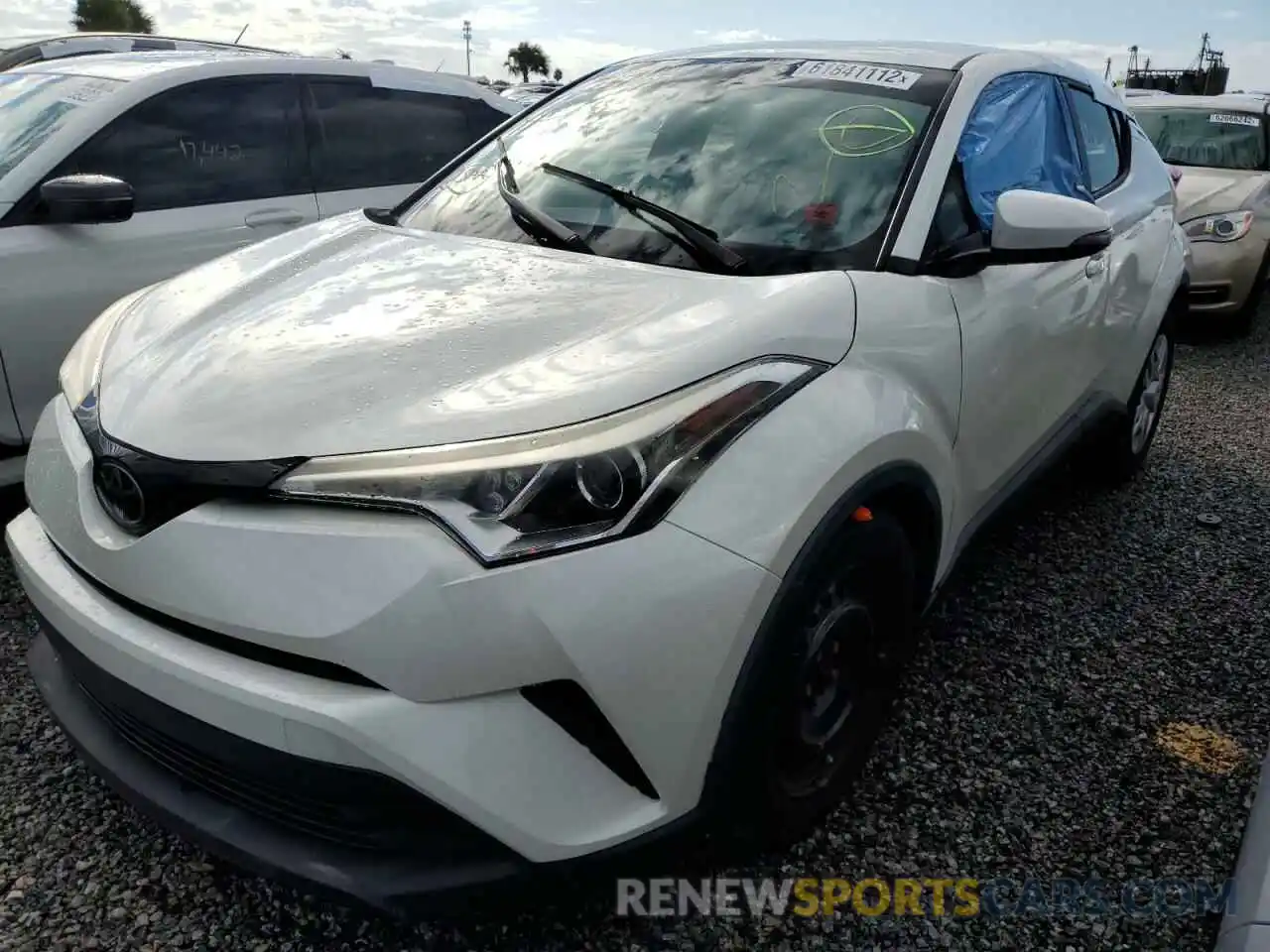 2 Photograph of a damaged car JTNKHMBX1K1034461 TOYOTA C-HR 2019