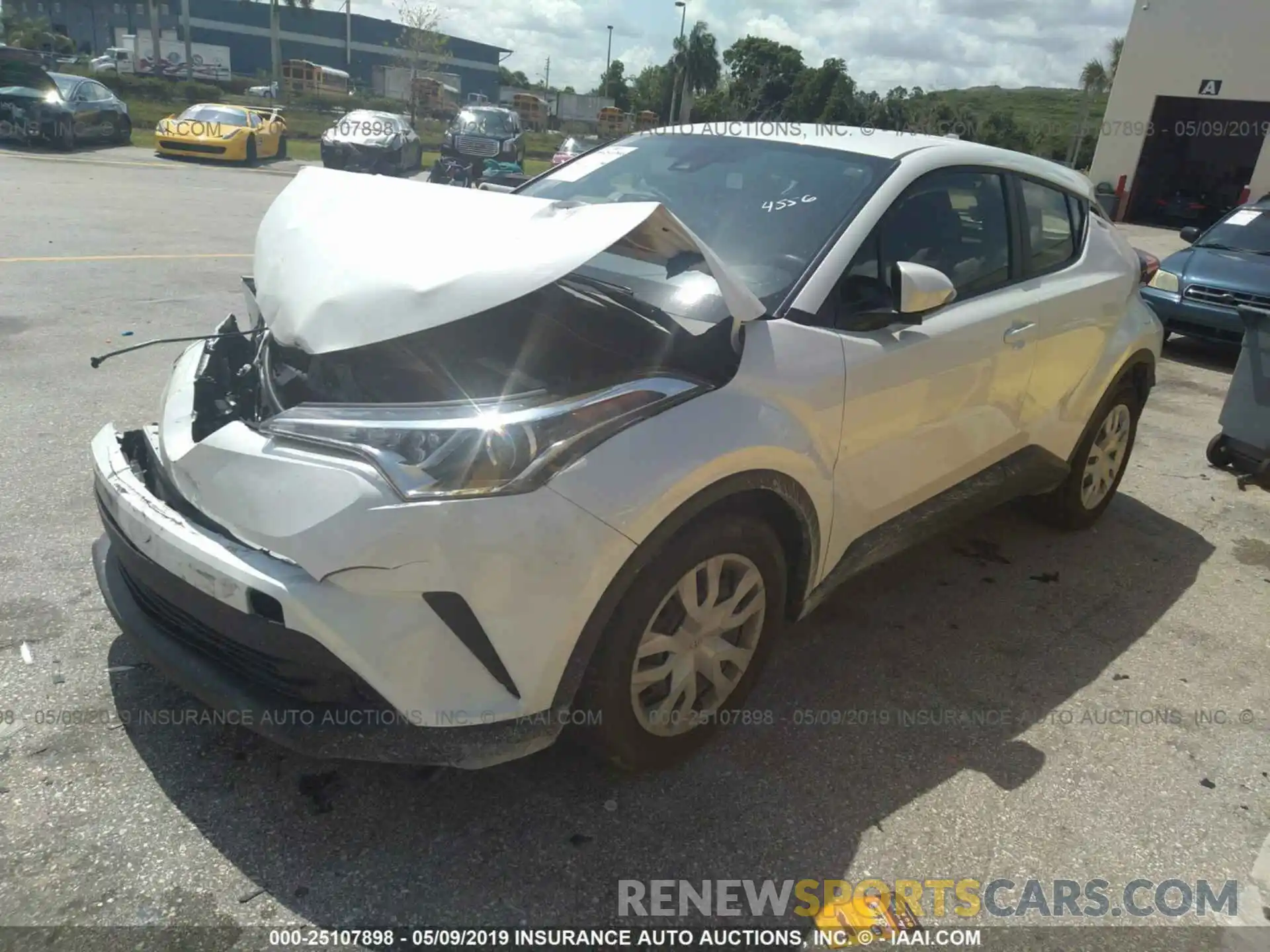 2 Photograph of a damaged car JTNKHMBX1K1034556 TOYOTA C-HR 2019